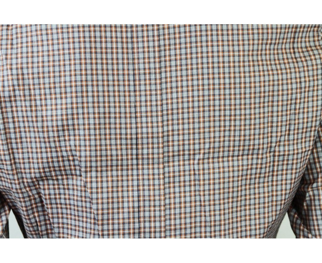 Gucci Men's Multicolor Dress Shirt Slim Fit Check