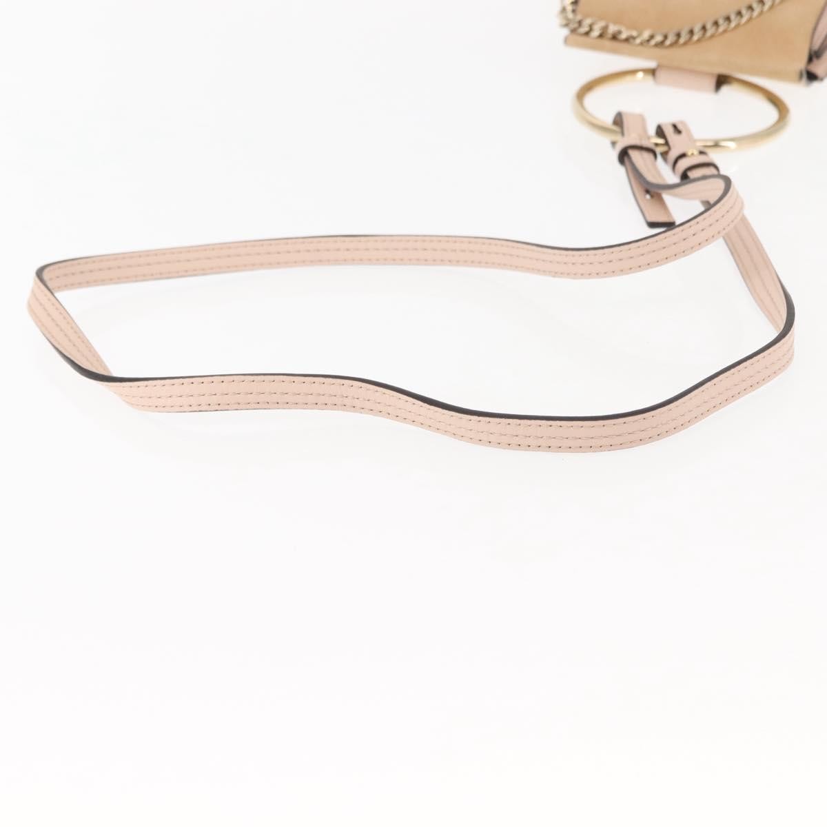 Chloe Faye Leather And Suede Pink Suede Bag (Pre-Owned)