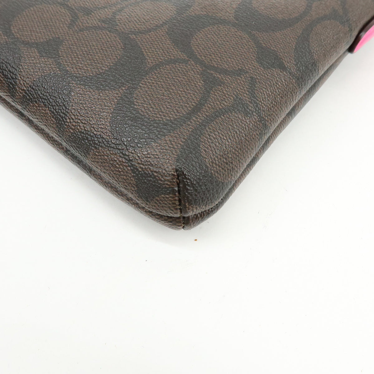 Coach Shoulder Canvas Brown Canvas Handbag (Pre-Owned)