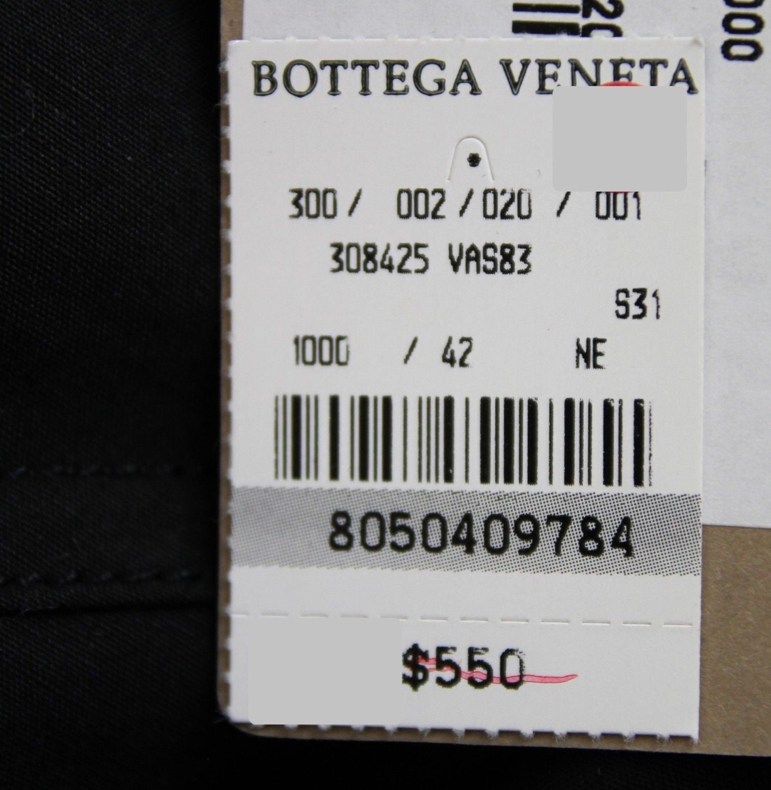 Bottega Veneta Women's Black Cotton Flax Casual Pants (44)