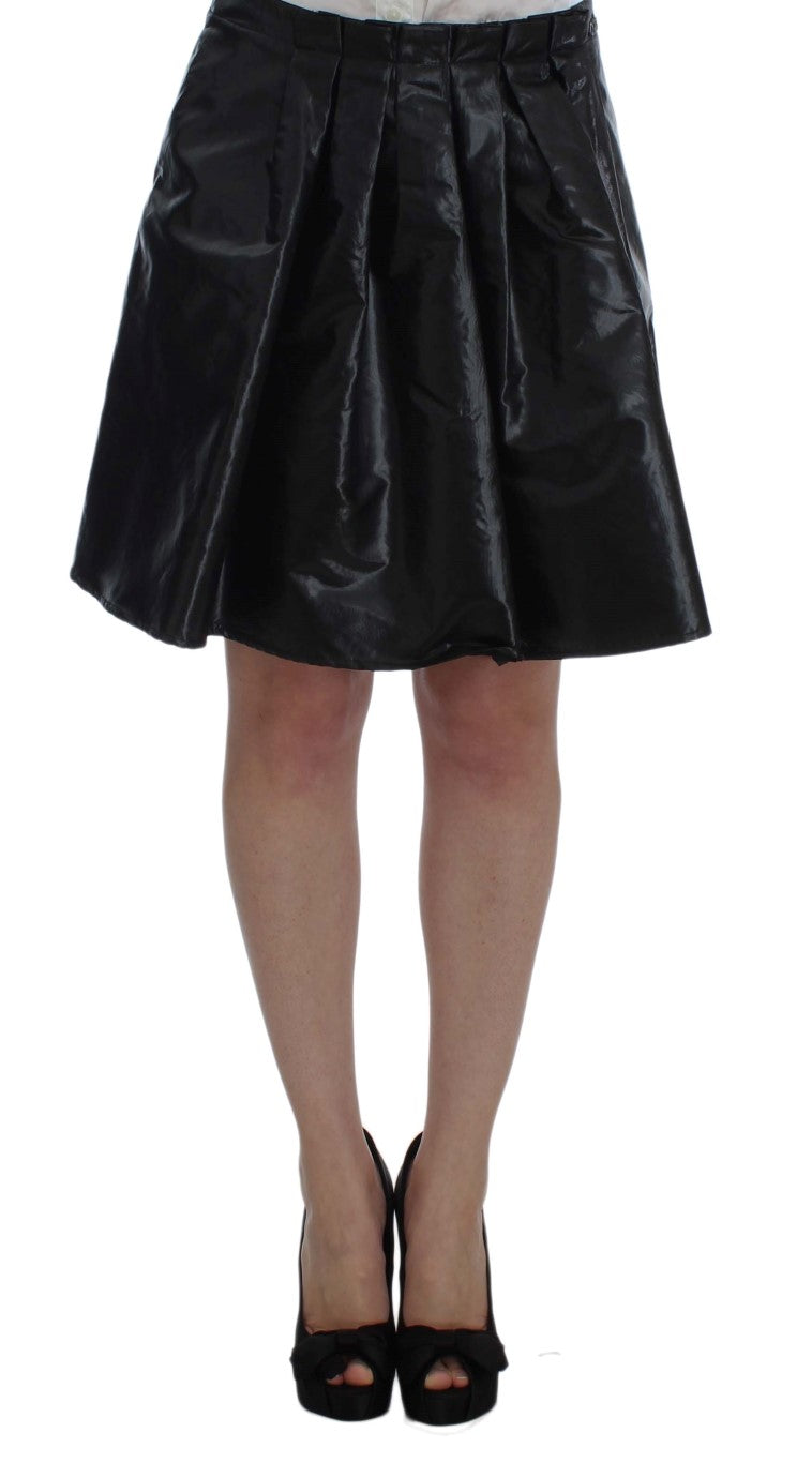 Exte Elegant Two-Piece Black Skirt Women's Suit