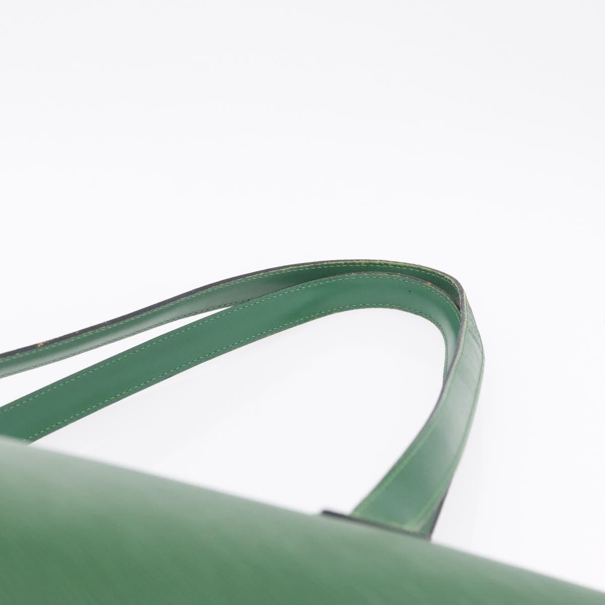 Louis Vuitton Saint Jacques Epi Leather Green Leather Handbag (Pre-Owned)