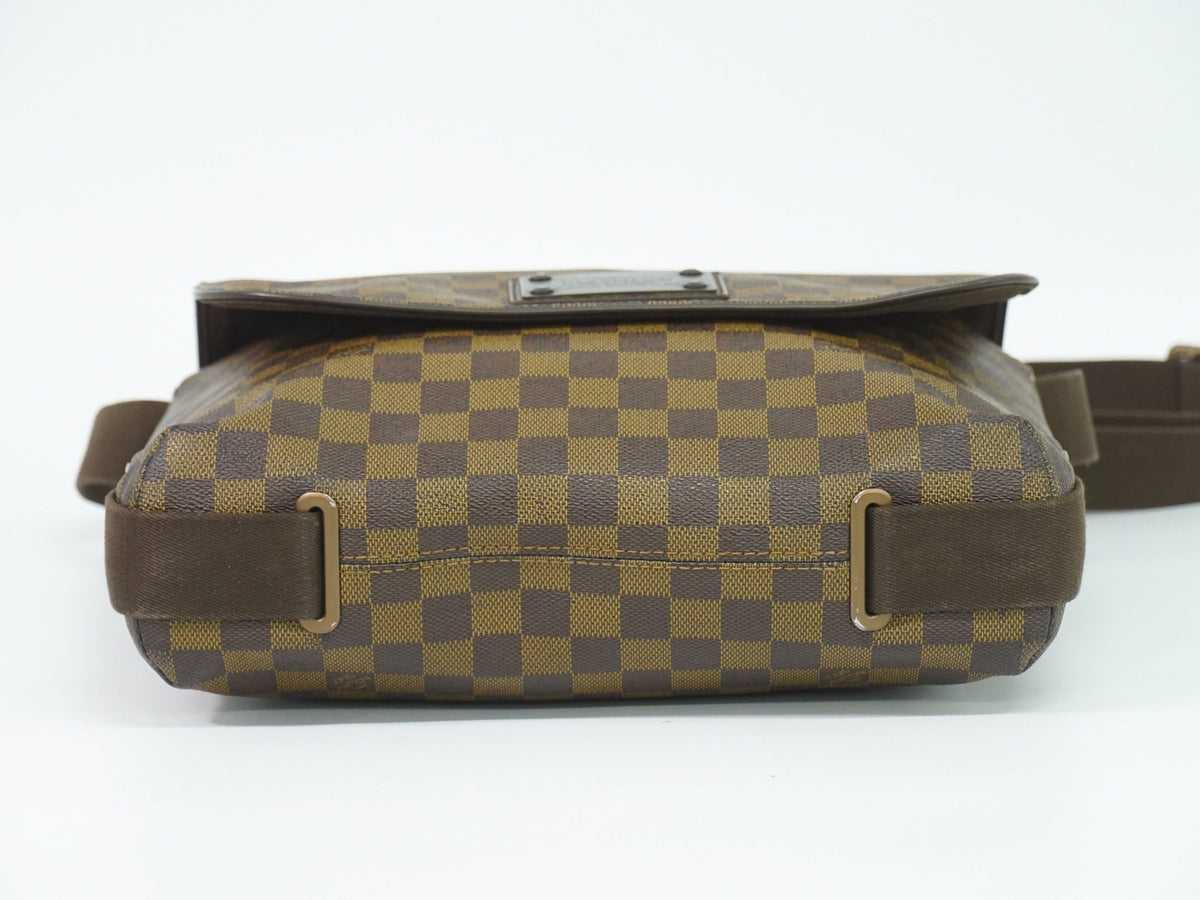 Louis Vuitton Brooklyn Damier Ebene Brown Canvas Shoulder Bag Bag (Pre-Owned)