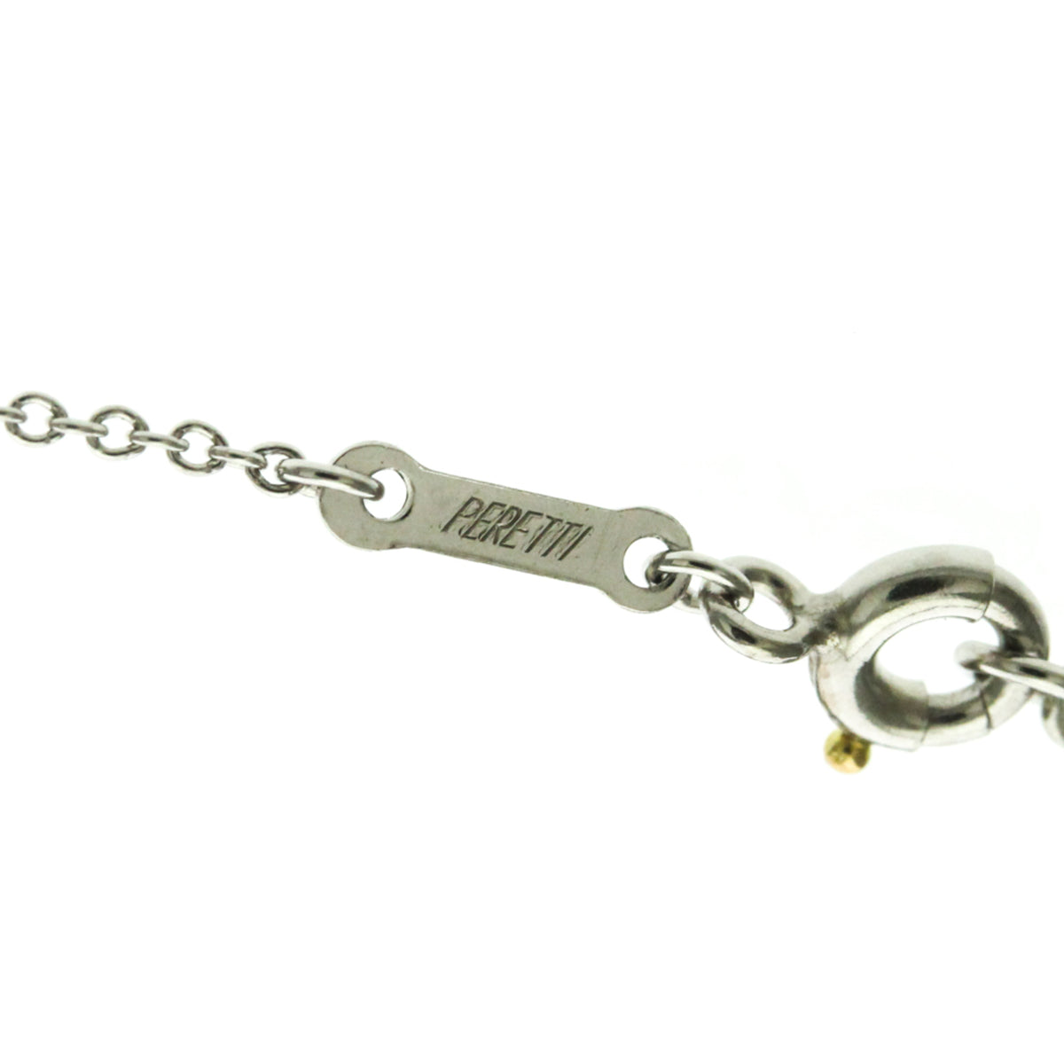 Tiffany & Co. Elsa Peretti Open Heart Pendant Platinum Silver Platinum Necklace Jewelry (Pre-Owned)