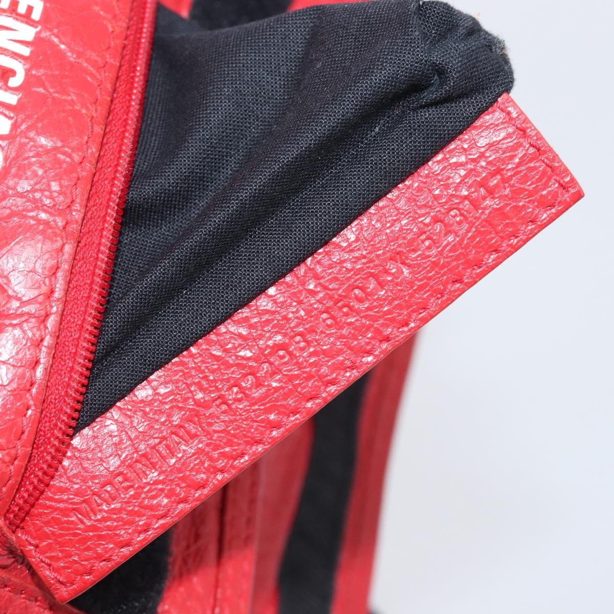 Balenciaga Explorer Leather Red Leather Crossbody Bag Bag (Pre-Owned)