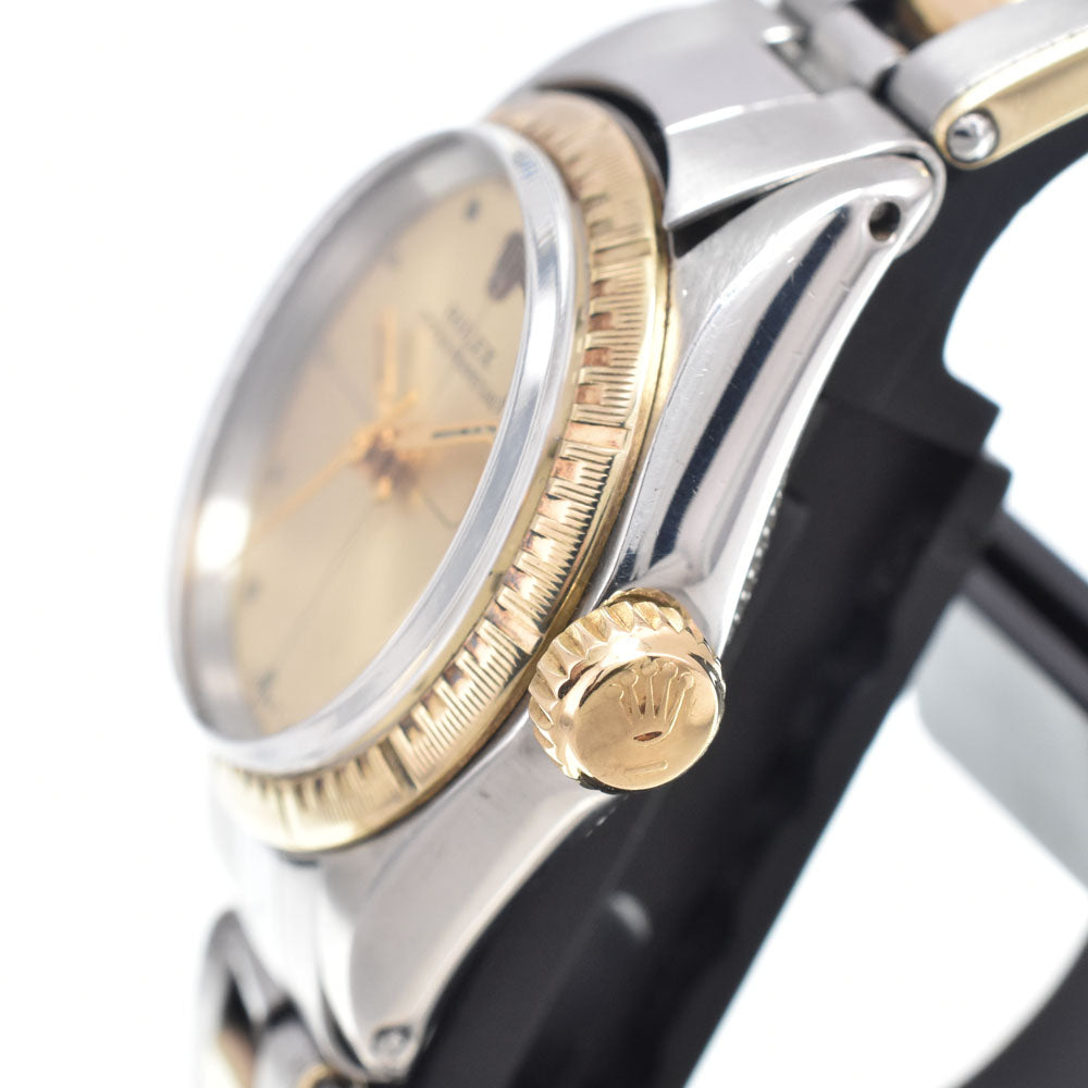 Rolex Oyster Perpetual Automatic Yellow Gold With Diamond Markers Watch (Pre-Owned)