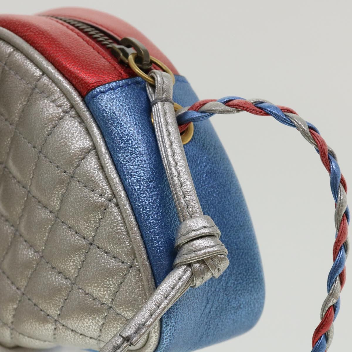 Gucci Trapuntata Camera Lambskin Multicolour Leather Shoulder Bag Bag (Pre-Owned)
