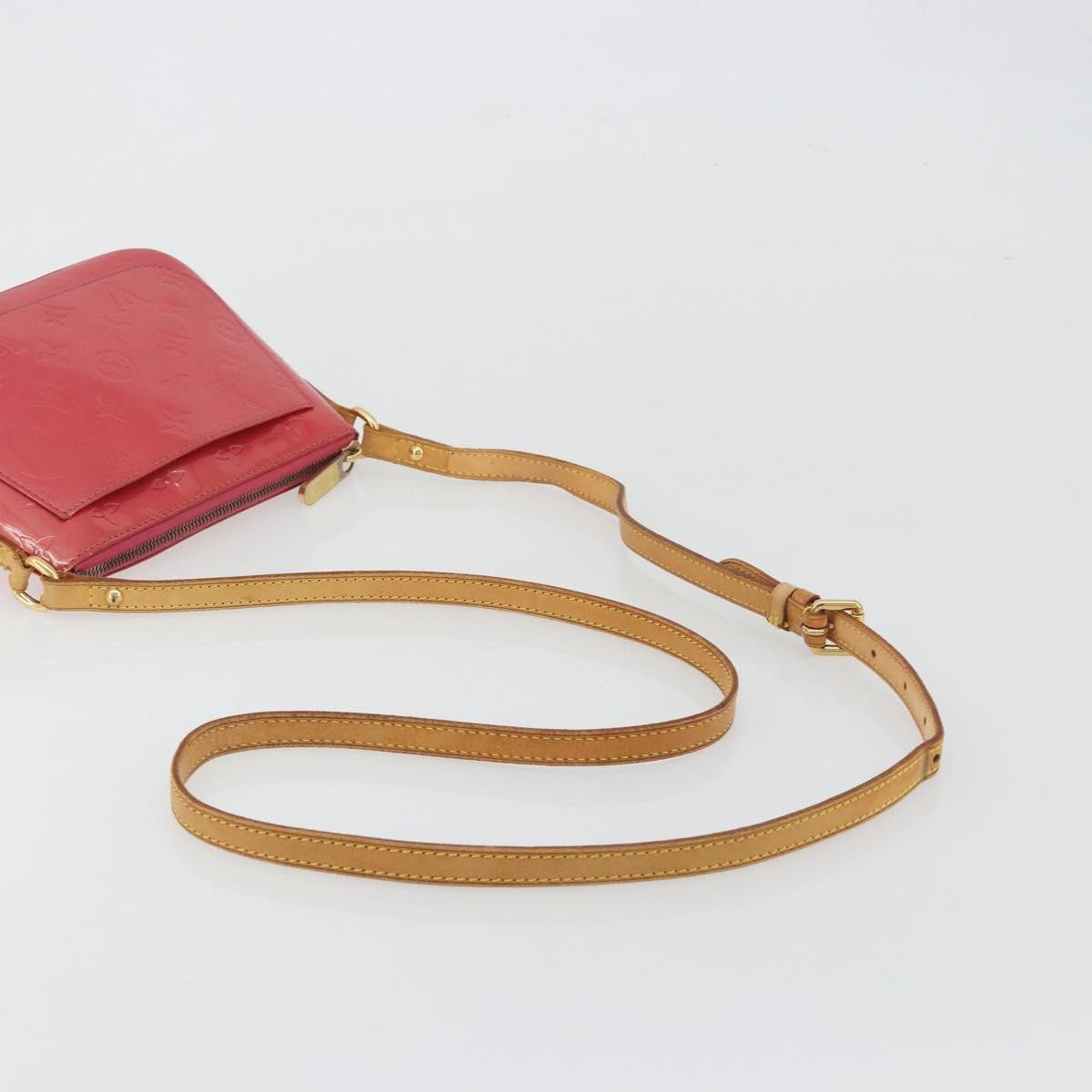 Louis Vuitton Minna Street Monogram Vernis Pink Patent_Leather Shoulder Bag Bag (Pre-Owned)