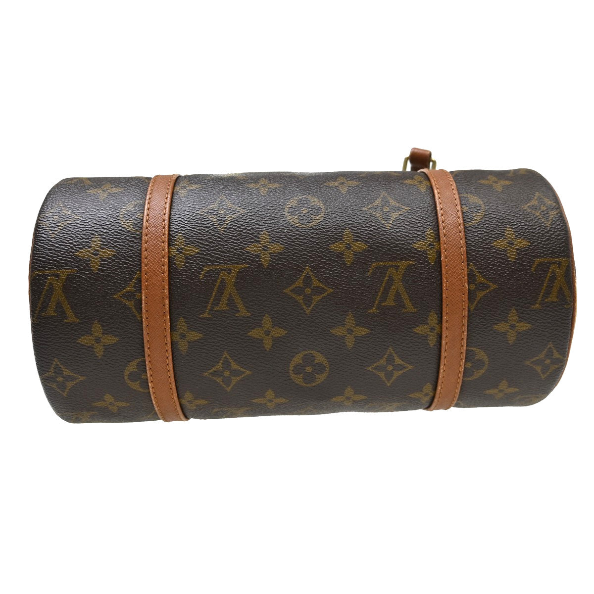 Louis Vuitton Papillon Monogram Canvas Brown Canvas Handbag (Pre-Owned)