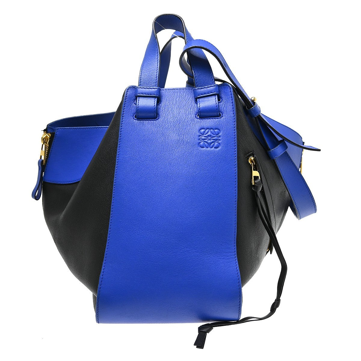 Loewe Hammock Leather Blue Leather Handbag (Pre-Owned)