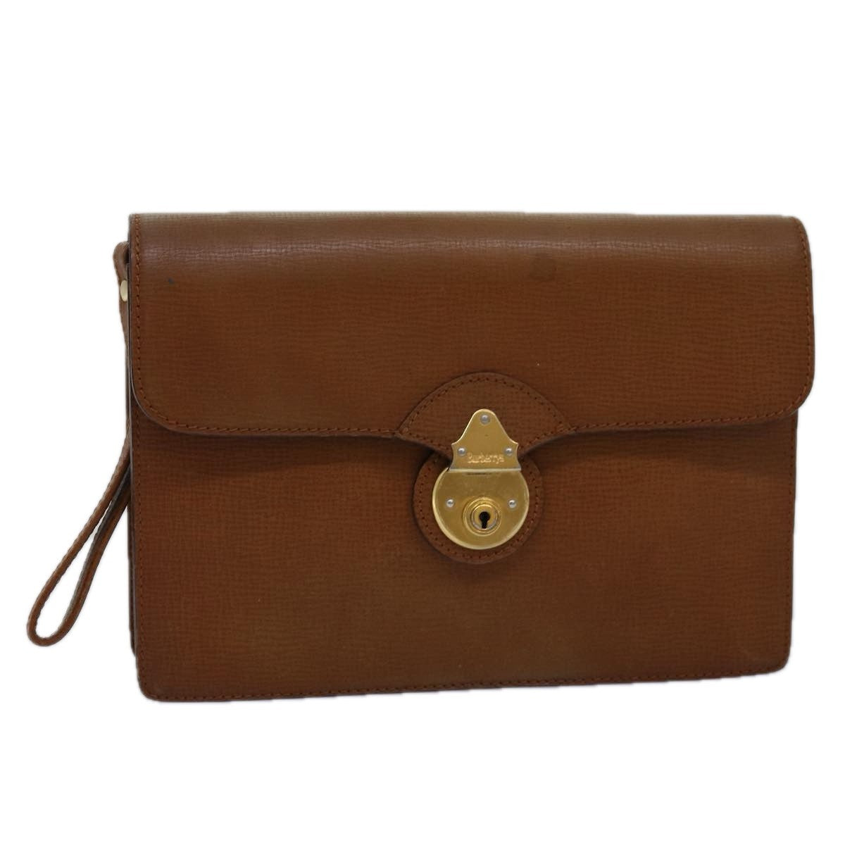 Burberry Vintage Leather Brown Leather Clutche & Pouche Bag (Pre-Owned)