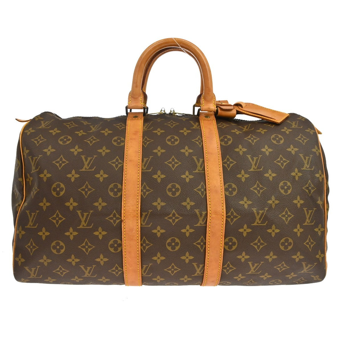 Louis Vuitton Keepall Monogram Canvas Brown Canvas Travel Bag Bag (Pre-Owned)