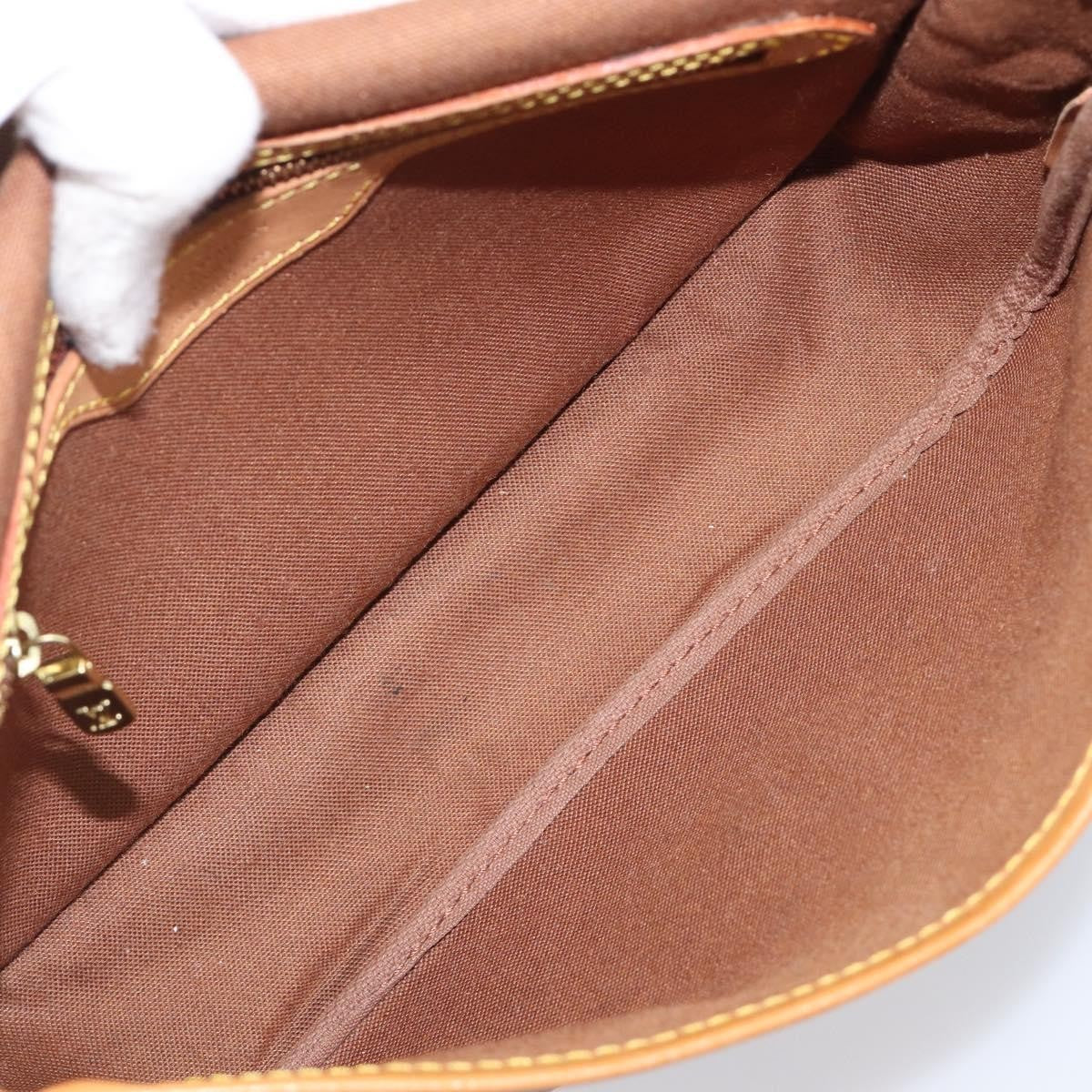 Louis Vuitton Sac Gibeciere Messenger Monogram Canvas Brown Canvas Shoulder Bag Bag (Pre-Owned)