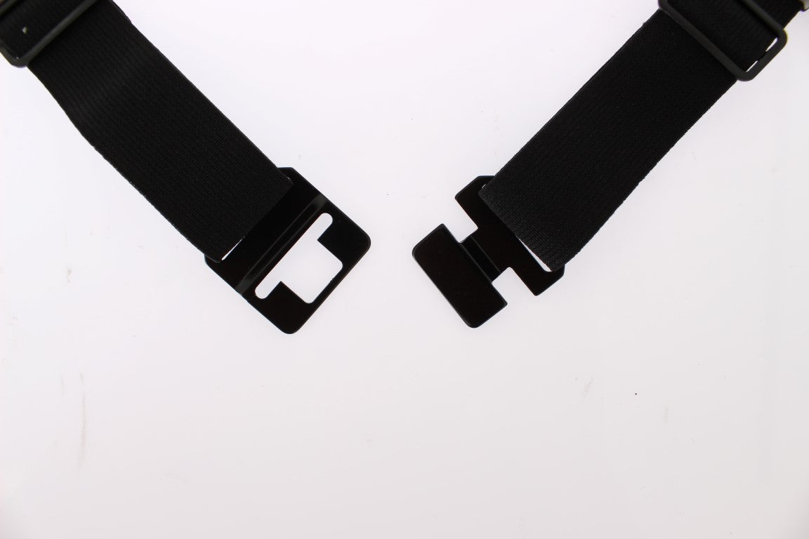 Dolce & Gabbana Silver Wide Belt Silk Men's Cummerbund