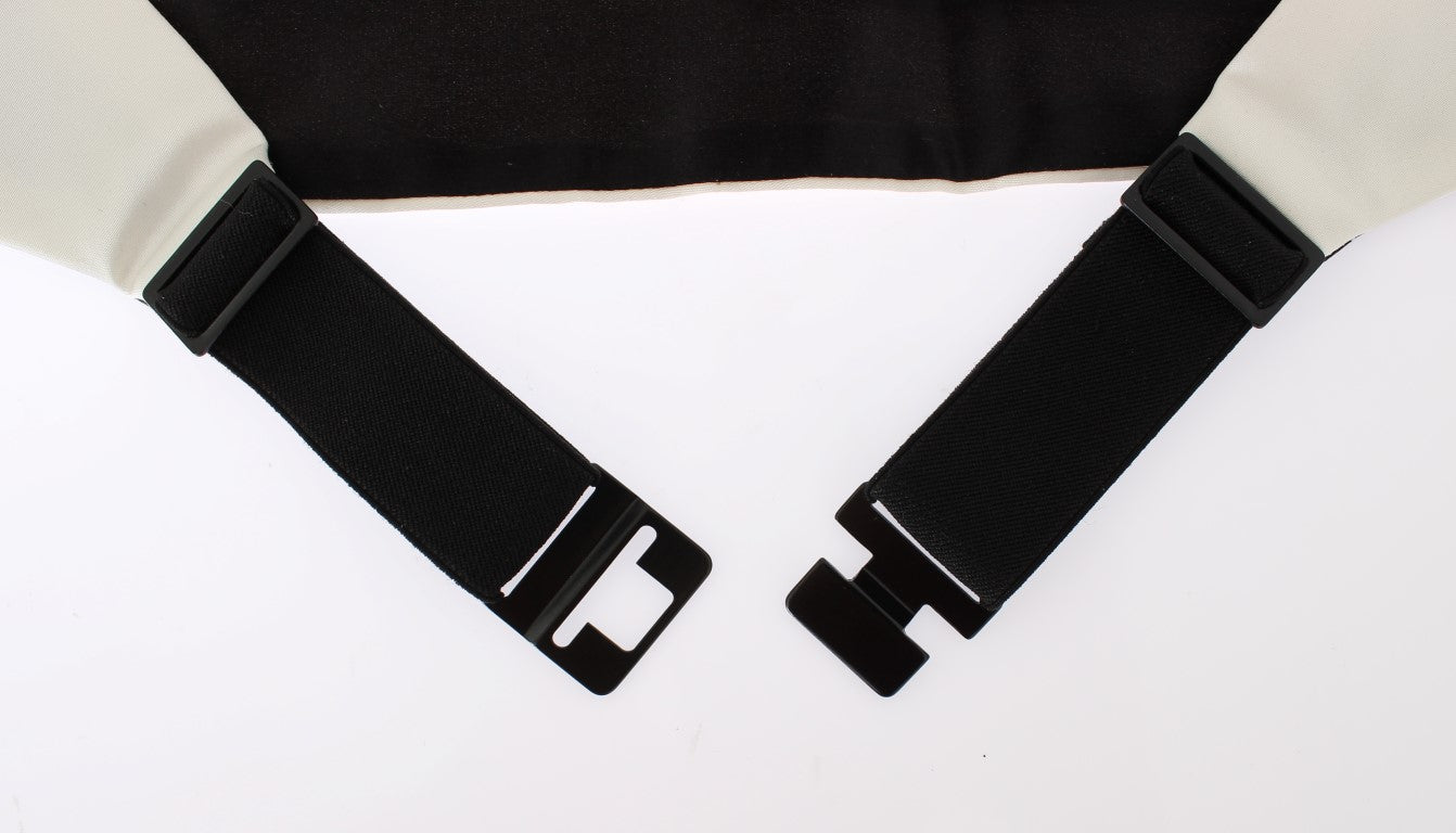 Dolce & Gabbana Exclusive White Silk Men's Cummerbund