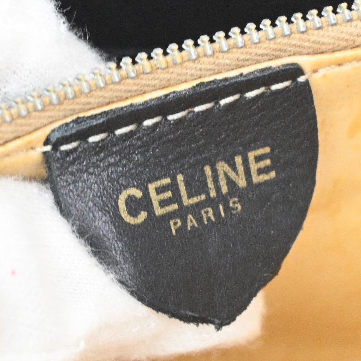 Celine Flap Shoulder Leather Black Leather Shoulder Bag Bag (Pre-Owned)