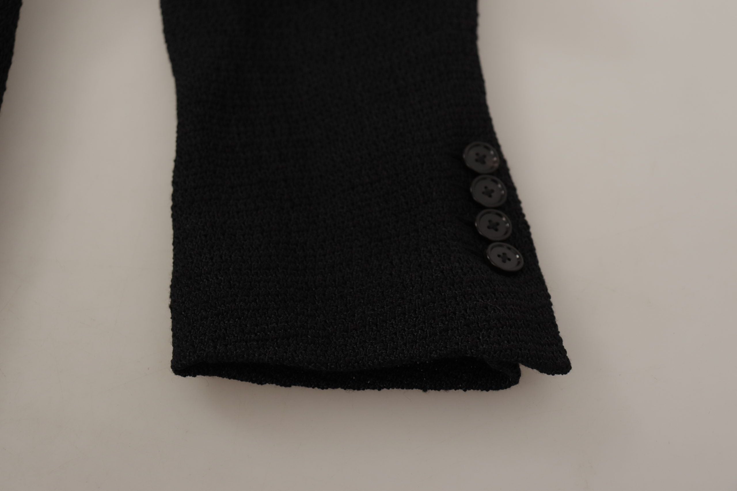 Dolce & Gabbana Black Single Breasted Coat Men Men's Blazer