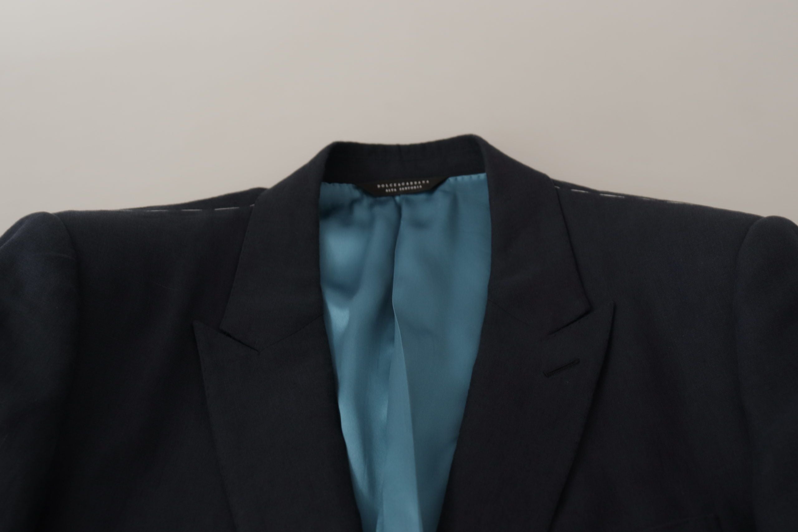Dolce & Gabbana Dark Blue ALTA SARTORIA Jacket Coat Men's Blazer