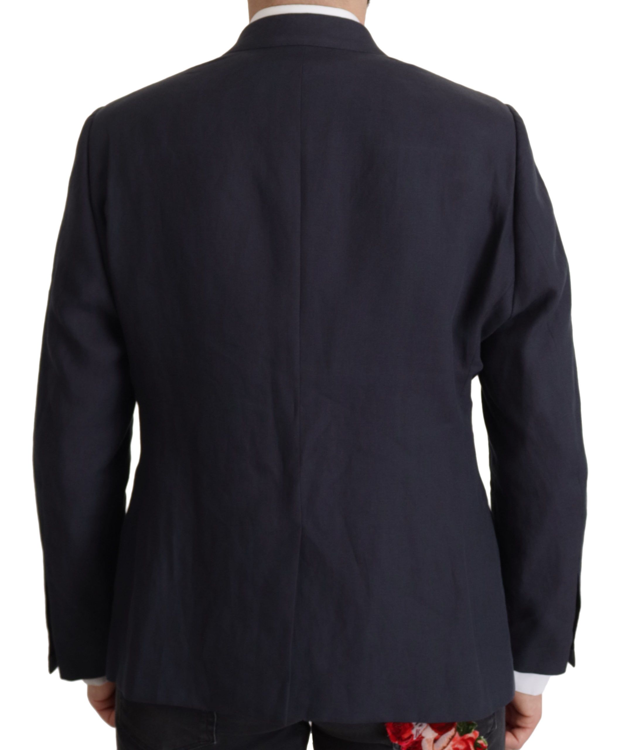 Dolce & Gabbana Dark Blue ALTA SARTORIA Jacket Coat Men's Blazer
