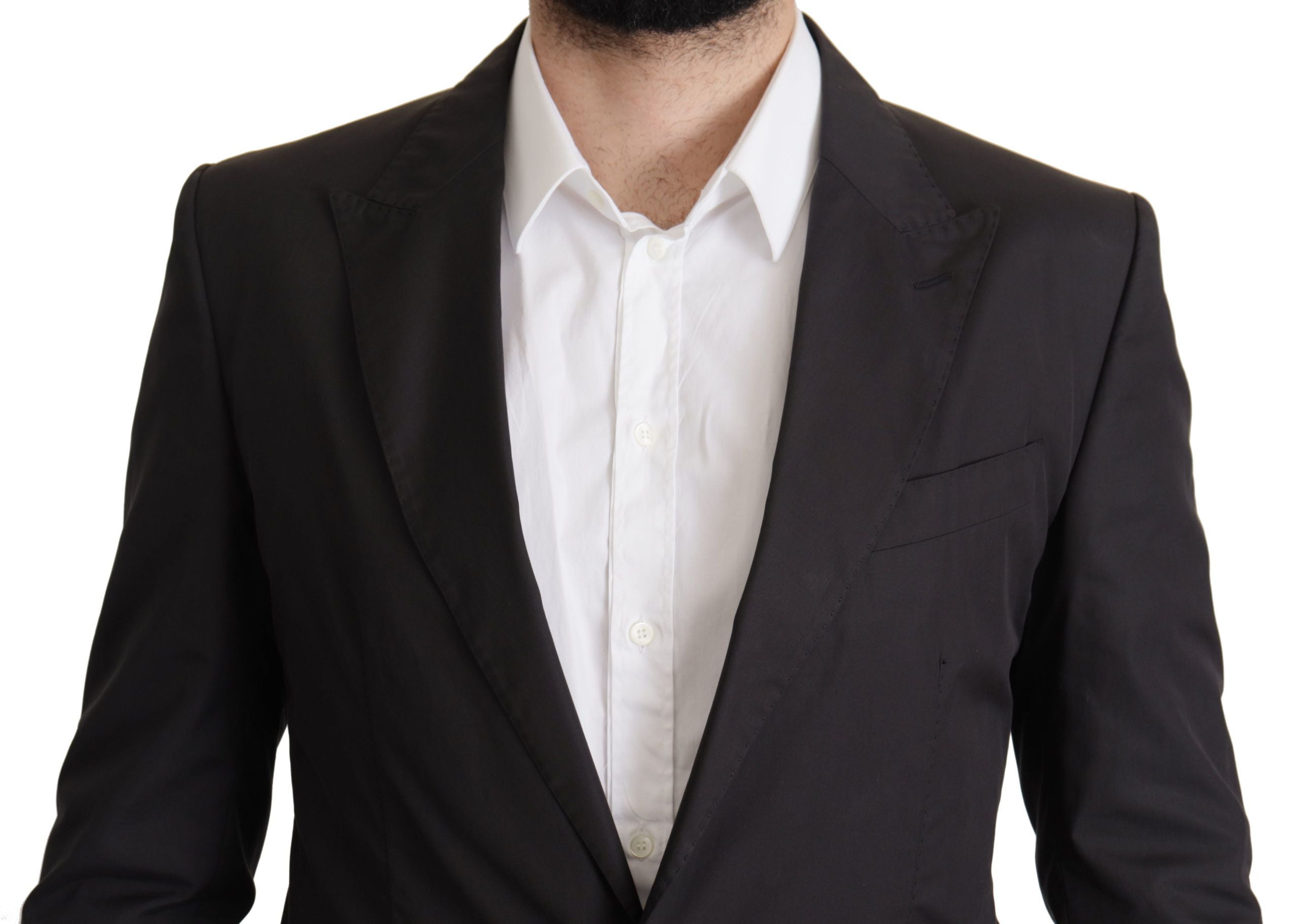 Dolce & Gabbana Elegant Taormina Black Cotton Men's Blazer