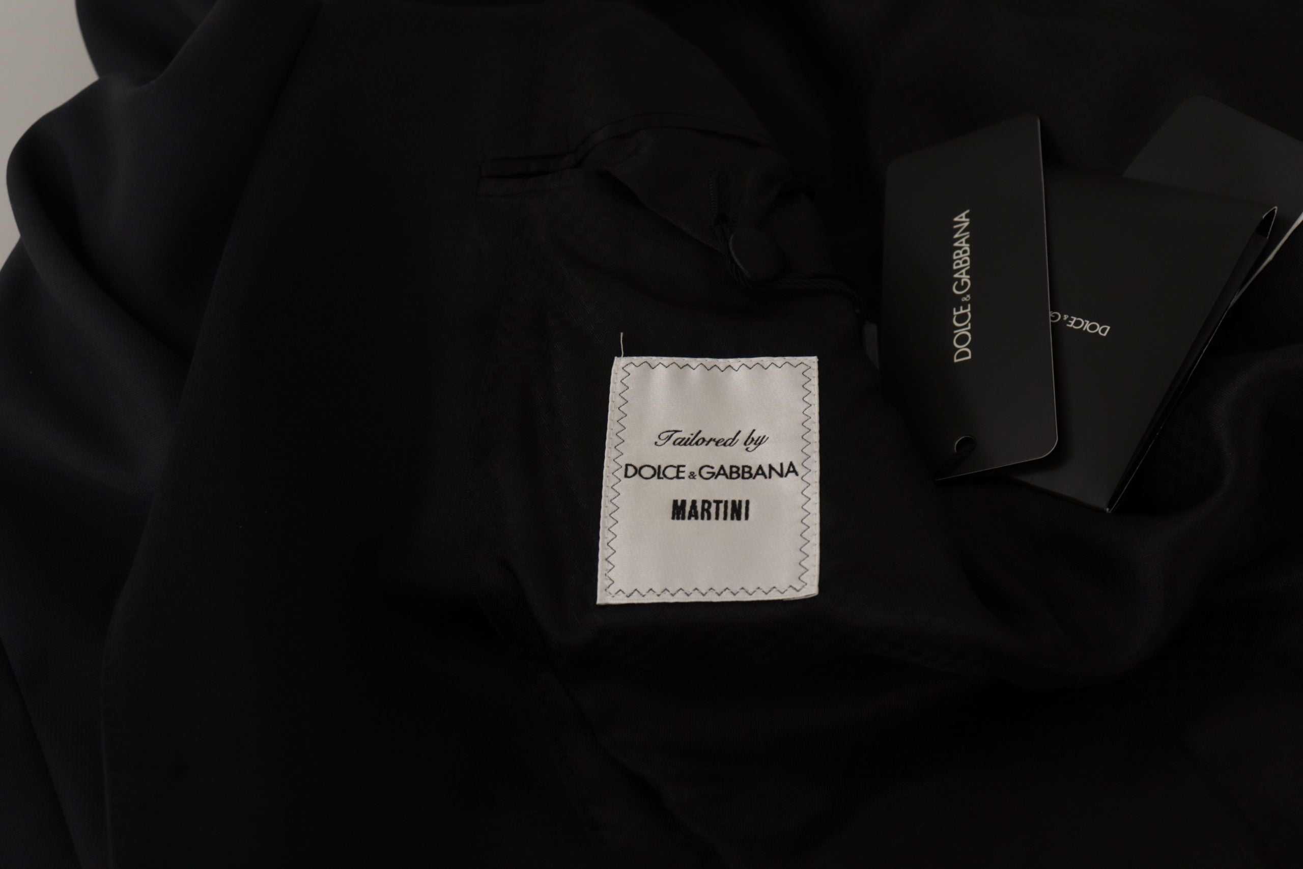 Dolce & Gabbana Dark Blue Single Breasted MARTINI Men's Blazer