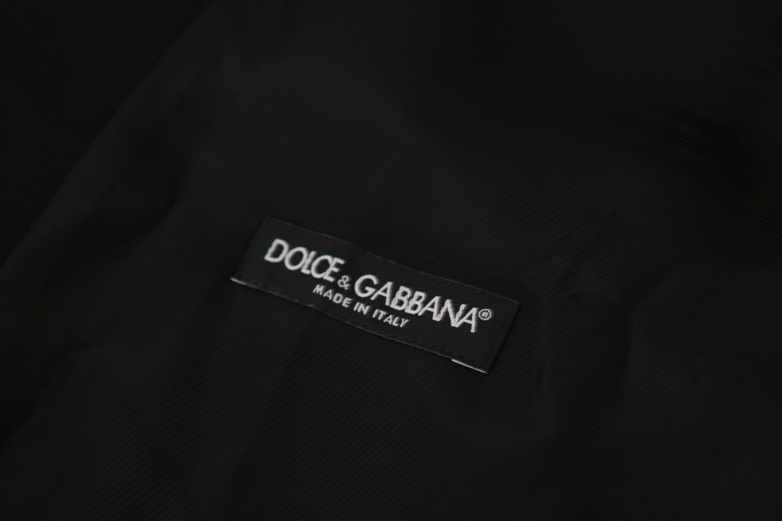 Dolce & Gabbana Black Jacket Vest 2 Piece MARTINI Men's Blazer