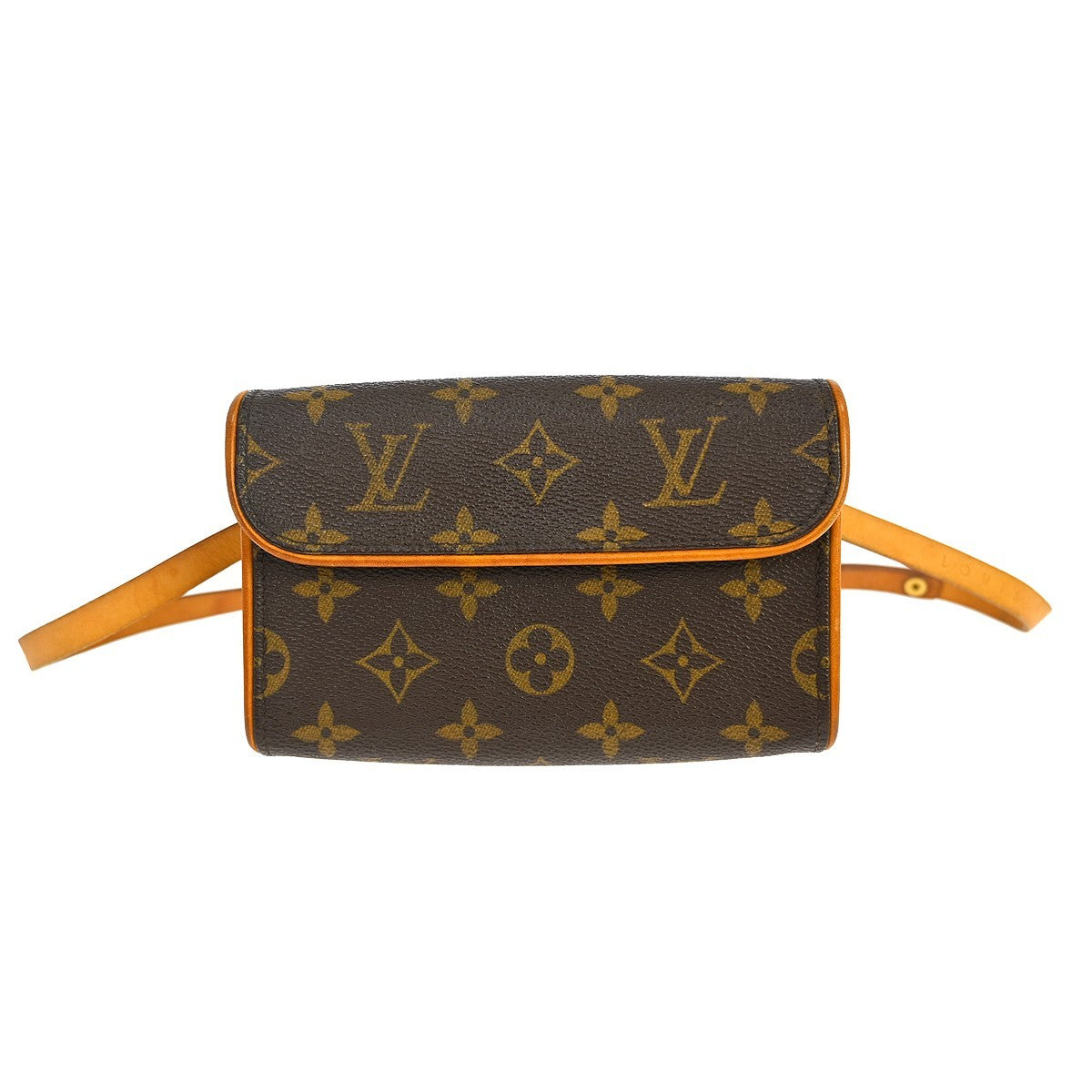 Louis Vuitton Florentine Monogram Brown Canvas Clutche & Pouche Bag (Pre-Owned)