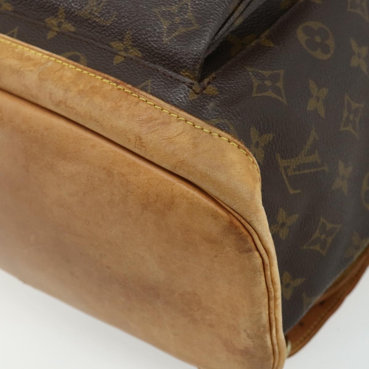 Louis Vuitton Vintage Montsouris Monogram Canvas Brown Canvas Backpack Bag (Pre-Owned)