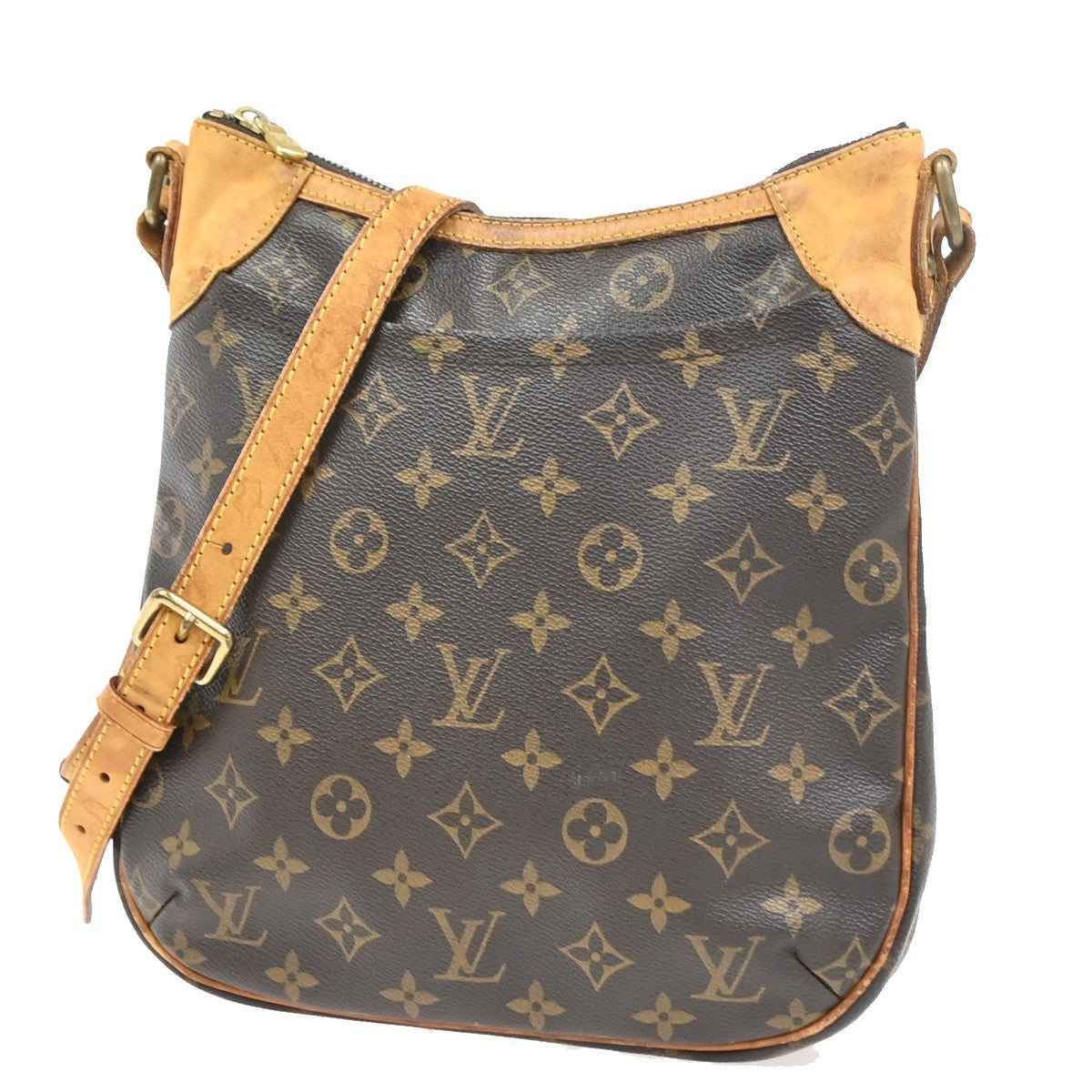 Louis Vuitton Odeon Monogram Canvas Brown Canvas Shoulder Bag Bag (Pre-Owned)