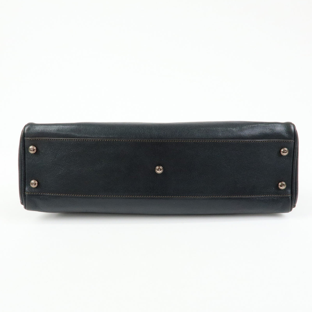 Cartier Marcello Leather Black Leather Handbag (Pre-Owned)