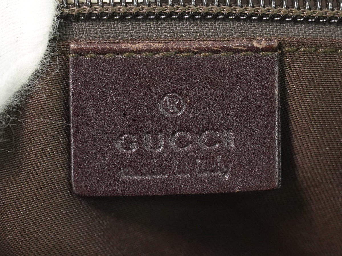 Gucci Flap Messenger Bag (Outlet) Guccissima Leather Brown Leather Shoulder Bag Bag (Pre-Owned)