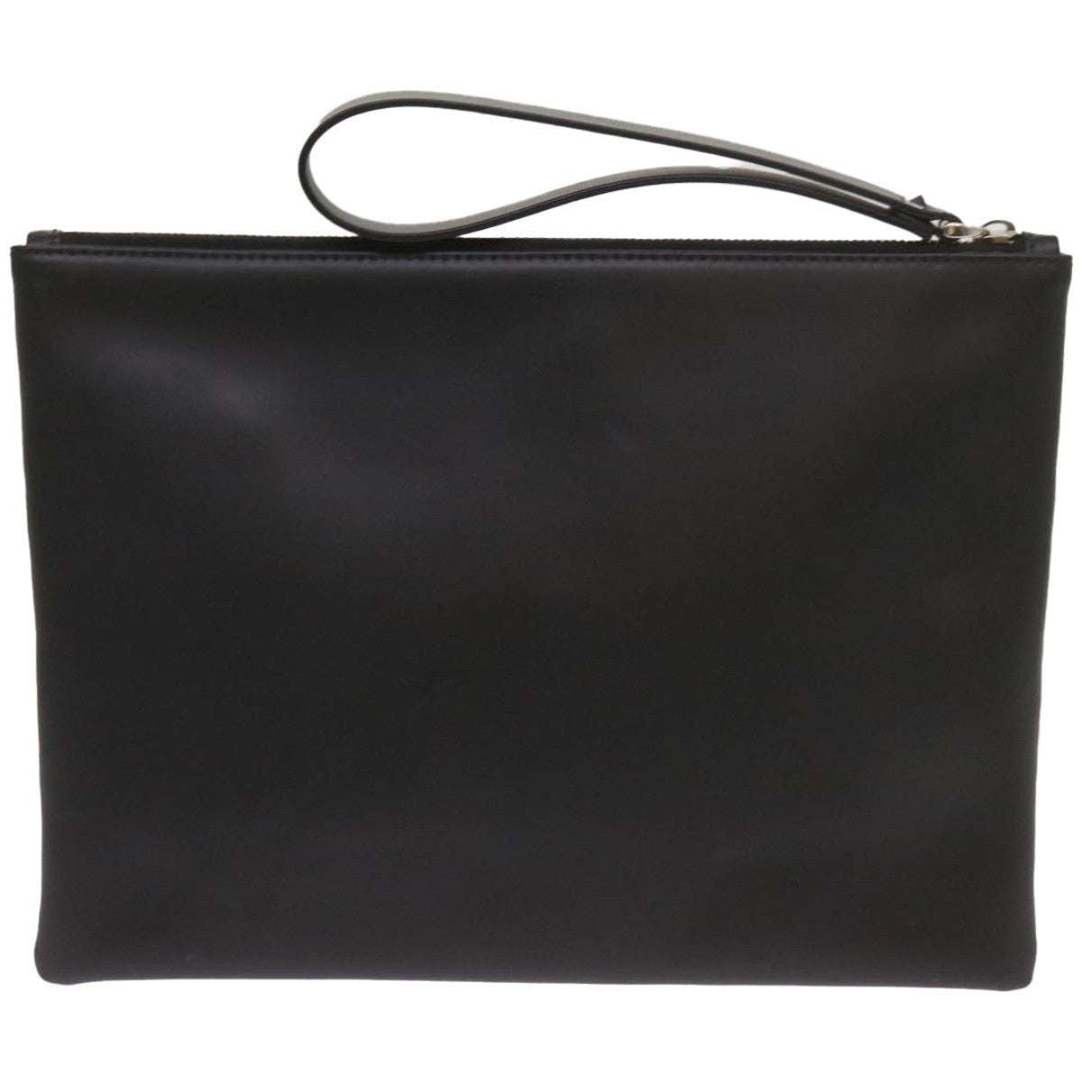Valentino Garavani Vltn Wristlet Clutch Printed Leather Black Leather Clutche & Pouche Bag (Pre-Owned)