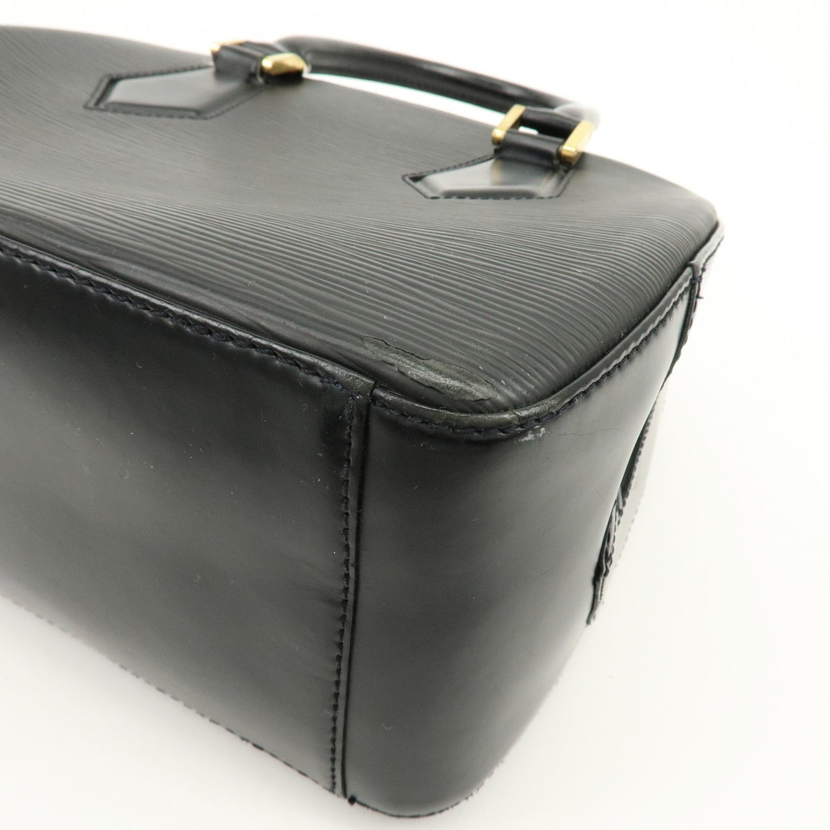 Louis Vuitton Sablons Epi Leather Black Leather Handbag (Pre-Owned)
