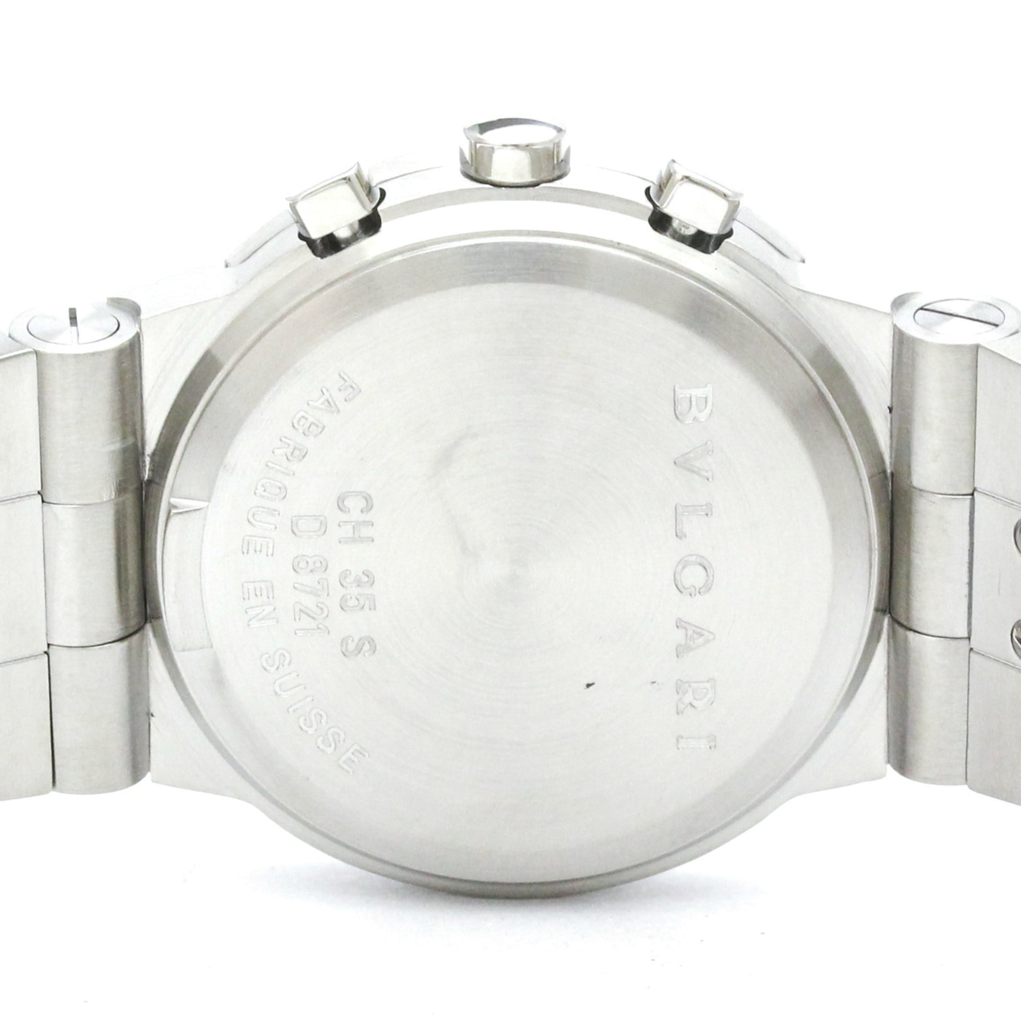 Bvlgari Diagono Chronograph Quartz Stainless Steel Watch (Pre-Owned)