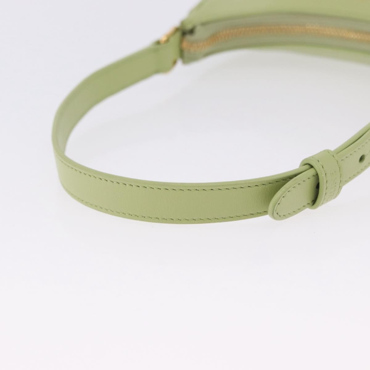 Celine Ava Leather Green Leather Handbag (Pre-Owned)