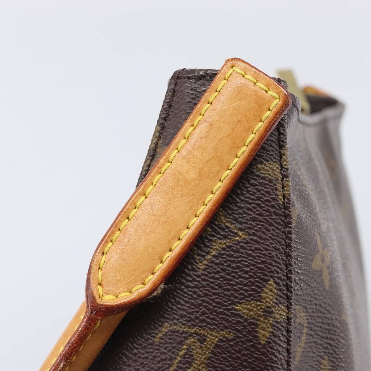 Louis Vuitton Looping Monogram Canvas Brown Canvas Handbag (Pre-Owned)