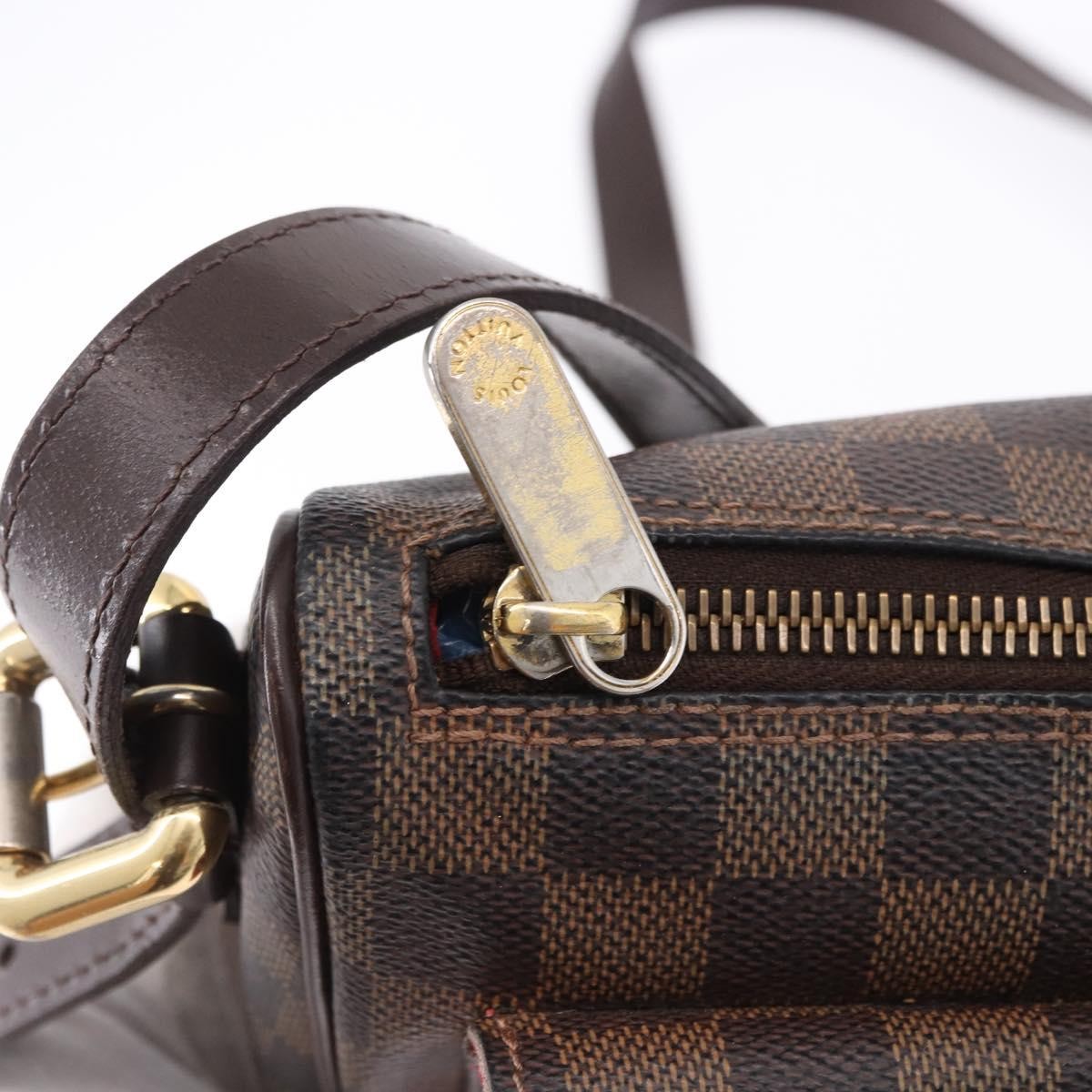 Louis Vuitton Ravello Damier Ebene Brown Canvas Shoulder Bag Bag (Pre-Owned)
