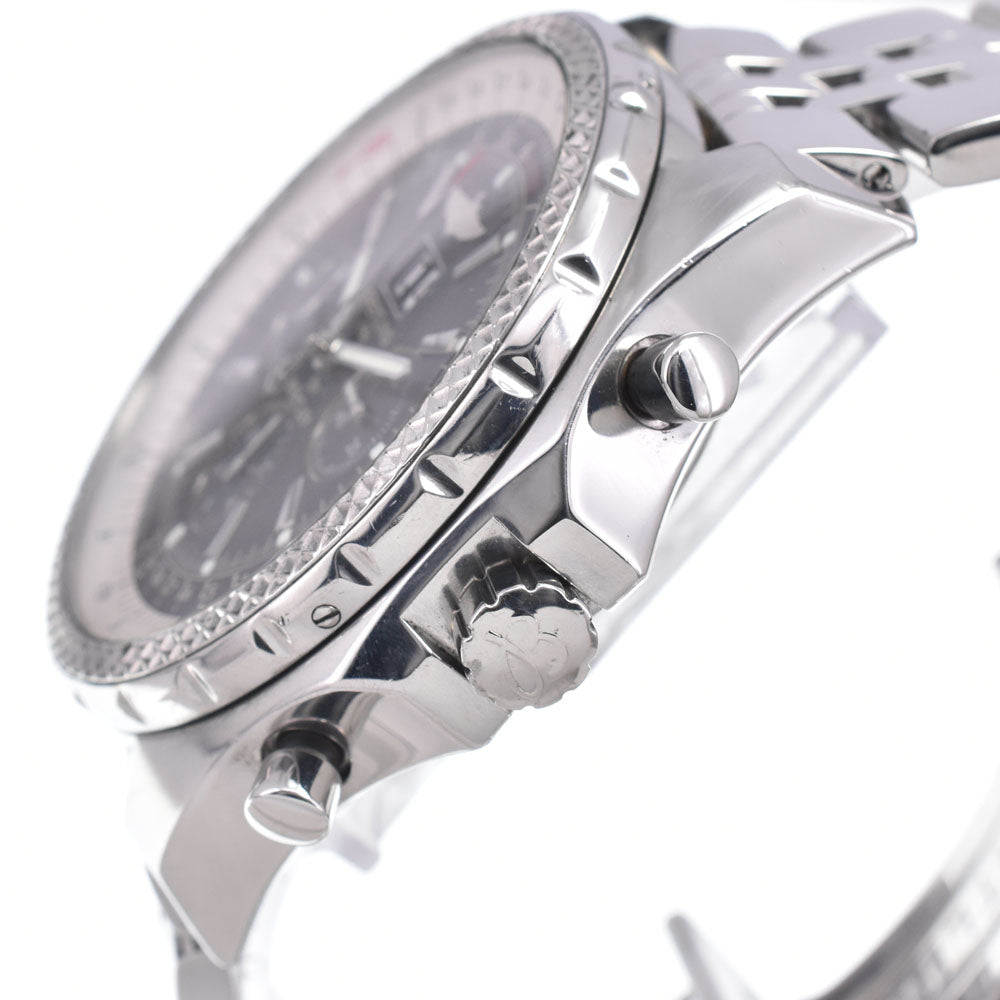 Breitling Bentley 6.75 Chronograph Automatic Stainless Steel And Rubber Watch (Pre-Owned)