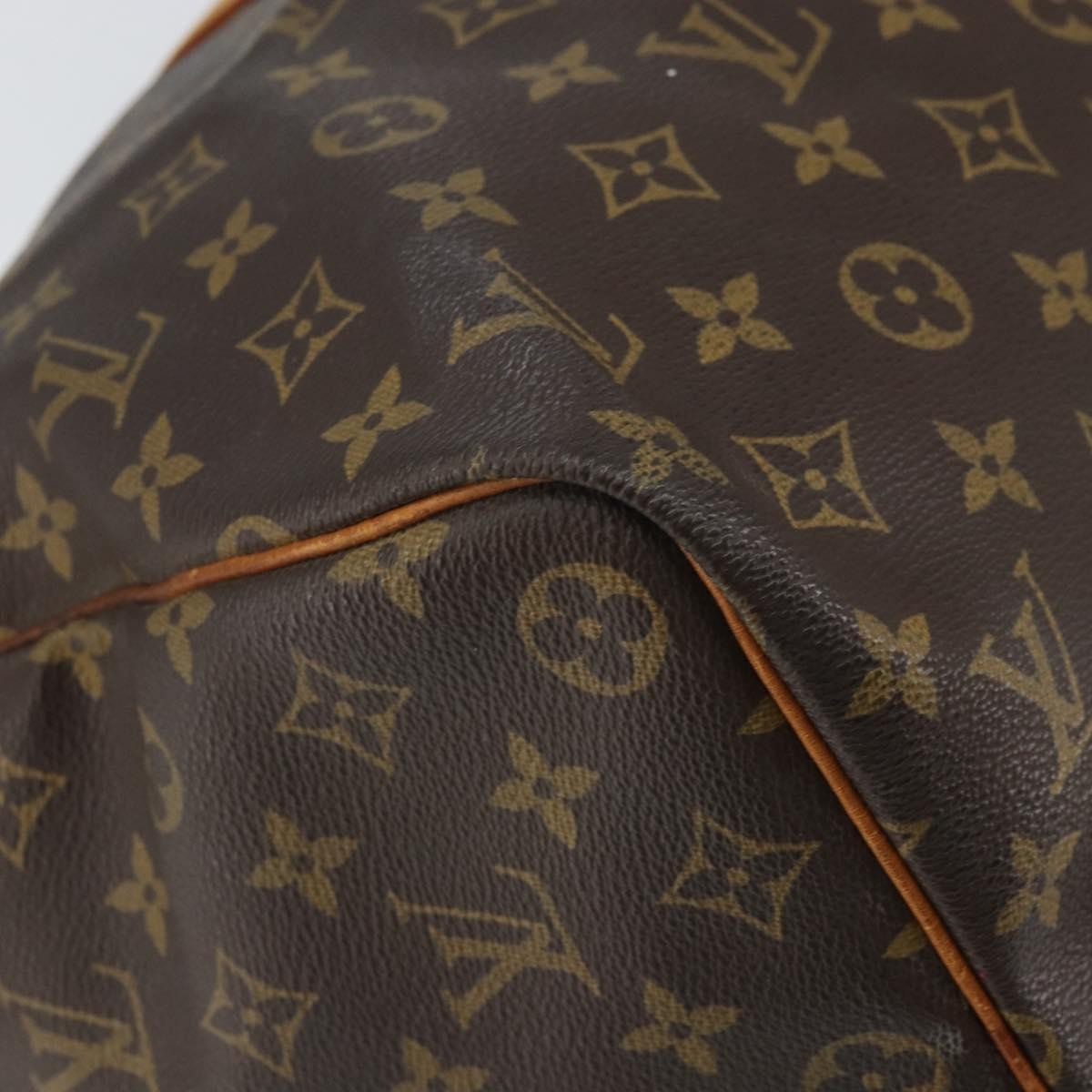 Louis Vuitton Keepall Monogram Canvas Brown Canvas Travel Bag Bag (Pre-Owned)