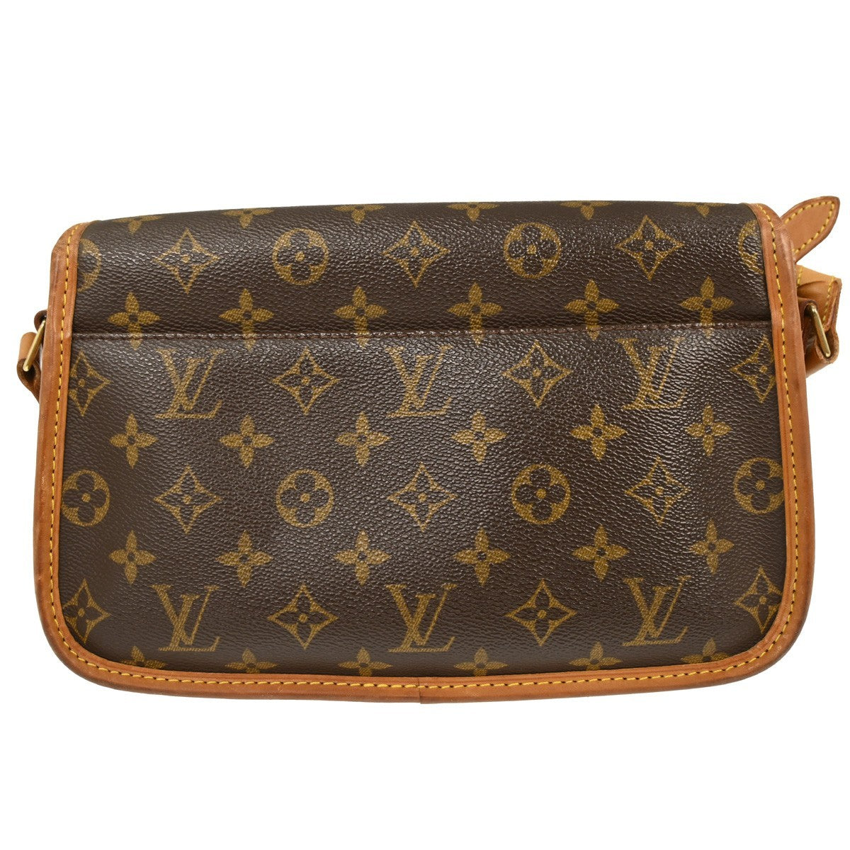 Louis Vuitton Sologne Monogram Brown Canvas Shoulder Bag Bag (Pre-Owned)