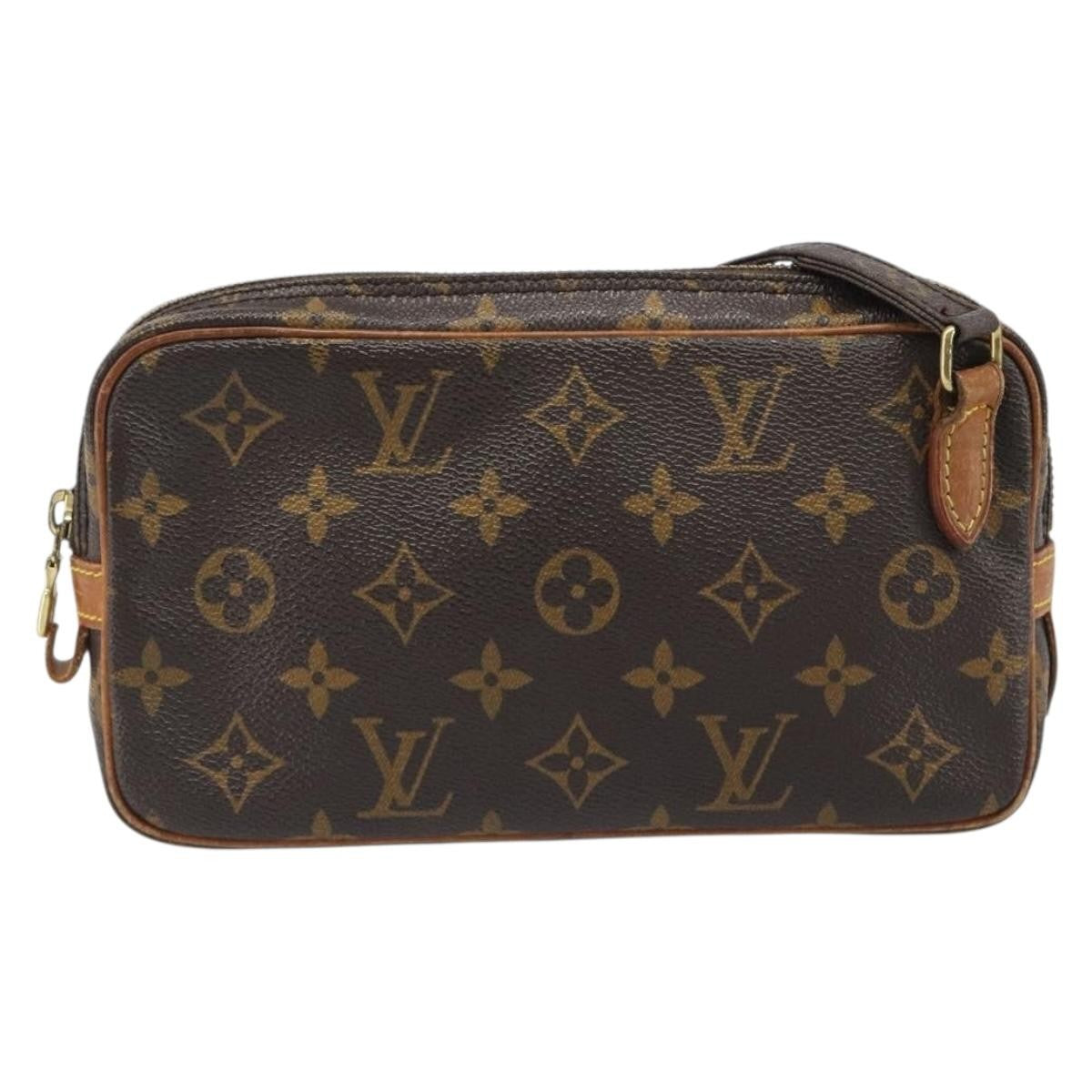Louis Vuitton Pochette Marly Bandouliere Monogram Canvas Brown Canvas Shoulder Bag Bag (Pre-Owned)
