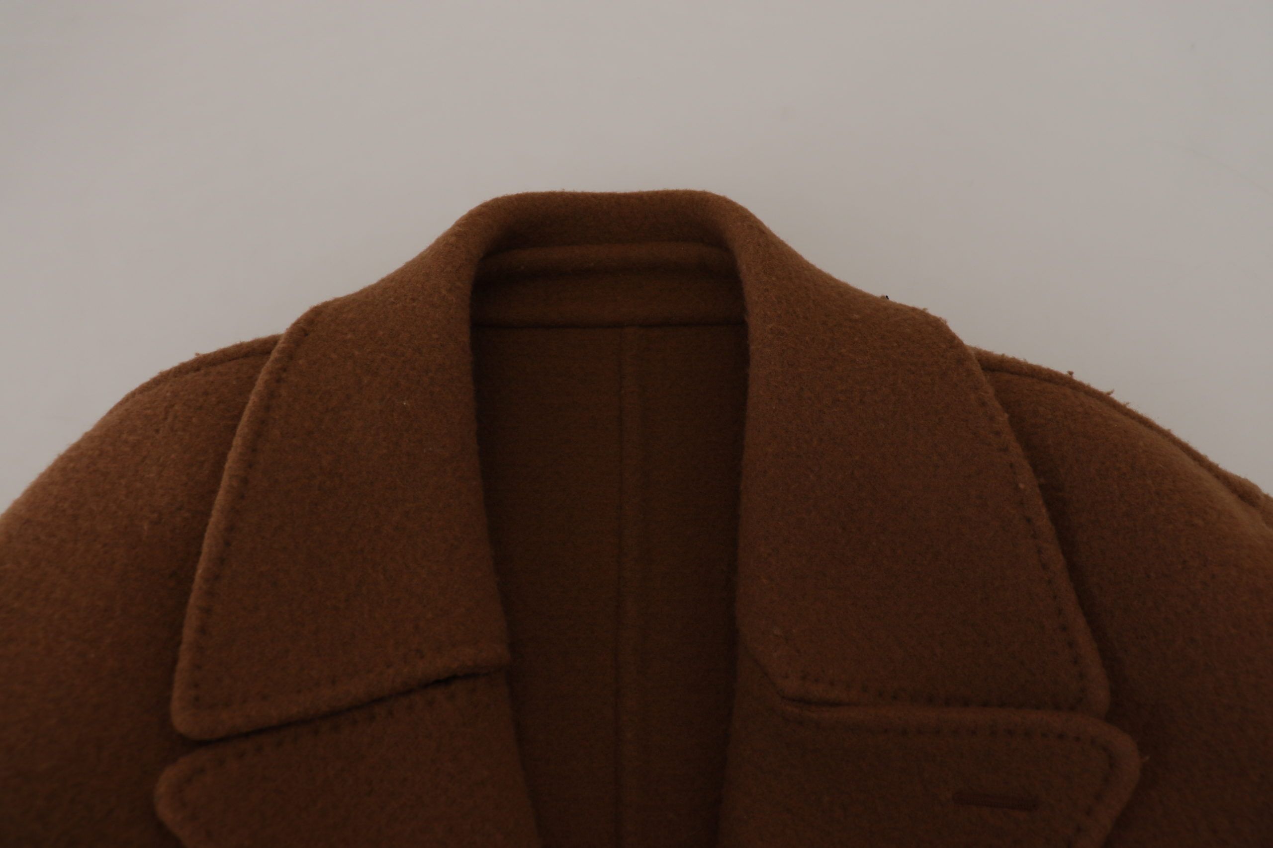 Dolce & Gabbana Elegant Double Breasted Brown Men's Jacket