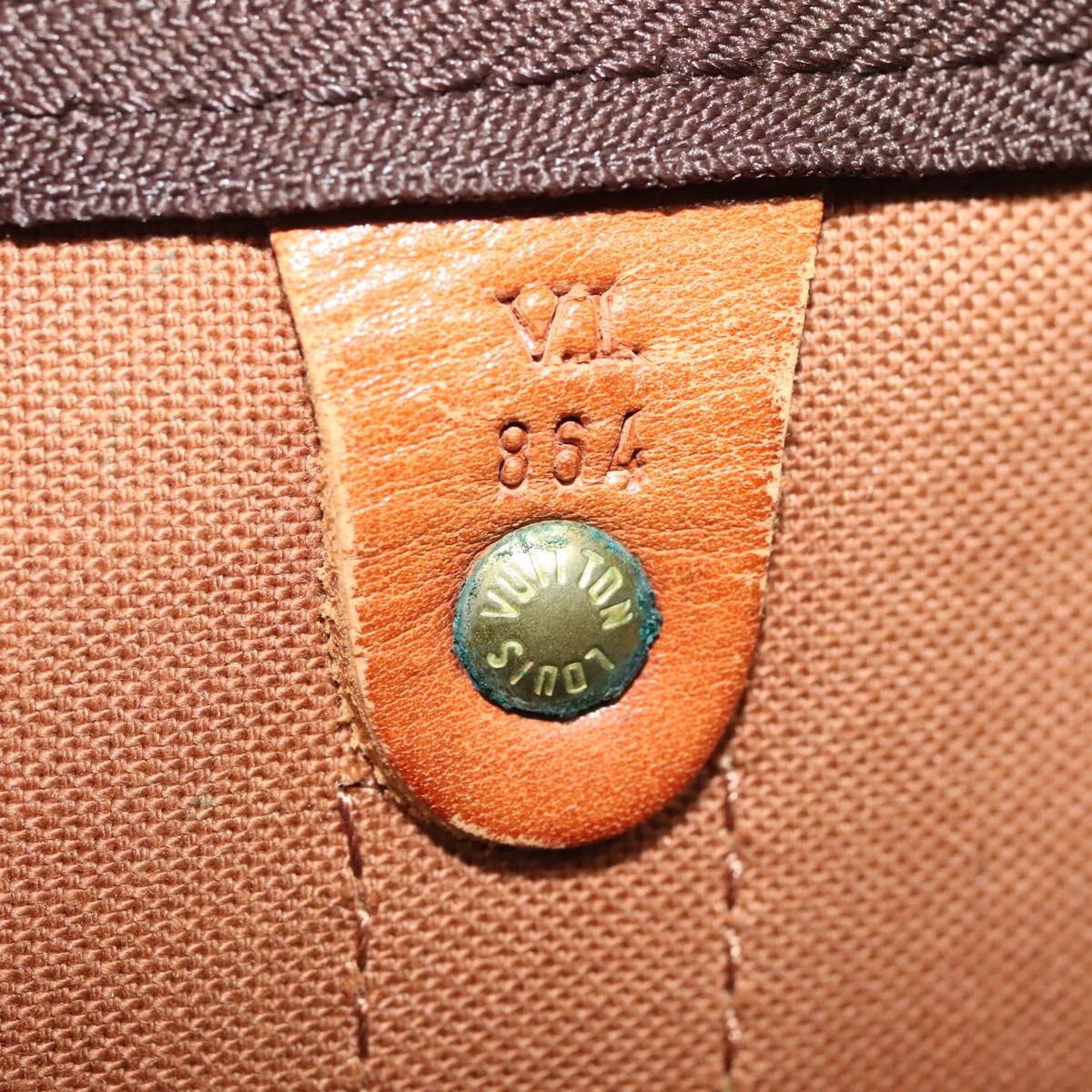 Louis Vuitton Keepall Monogram Canvas Brown Canvas Travel Bag Bag (Pre-Owned)