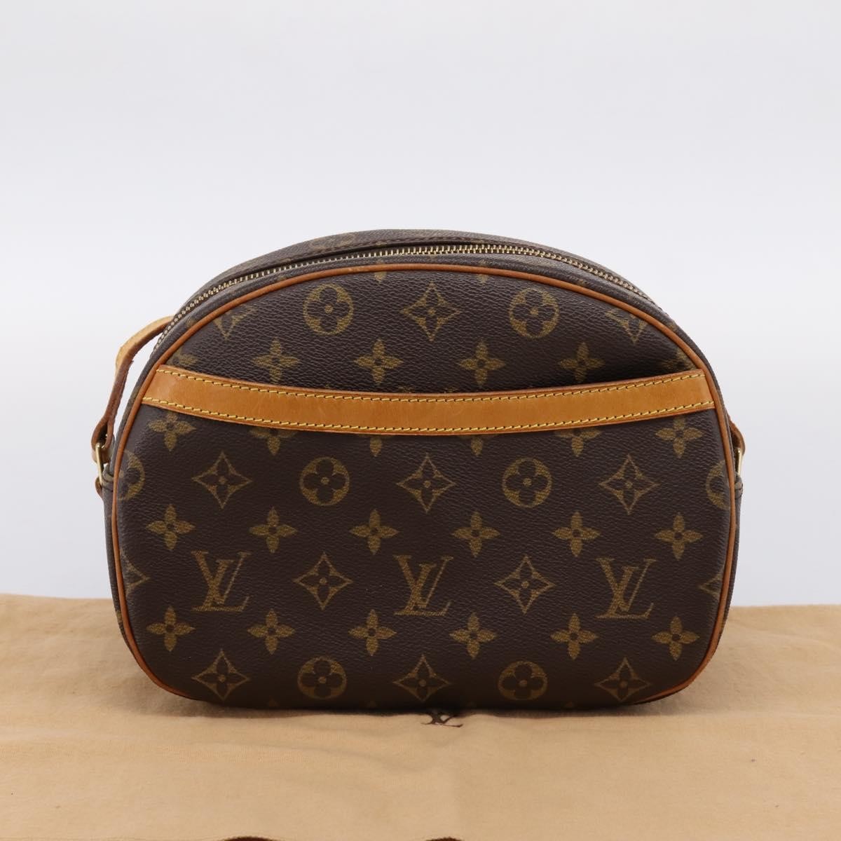 Louis Vuitton Blois Monogram Canvas Brown Canvas Shoulder Bag Bag (Pre-Owned)