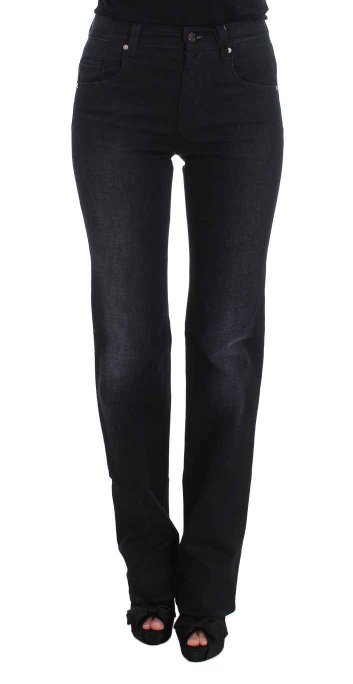Ermanno Scervino Chic Slim Fit Bootcut Denim Women's Jeans