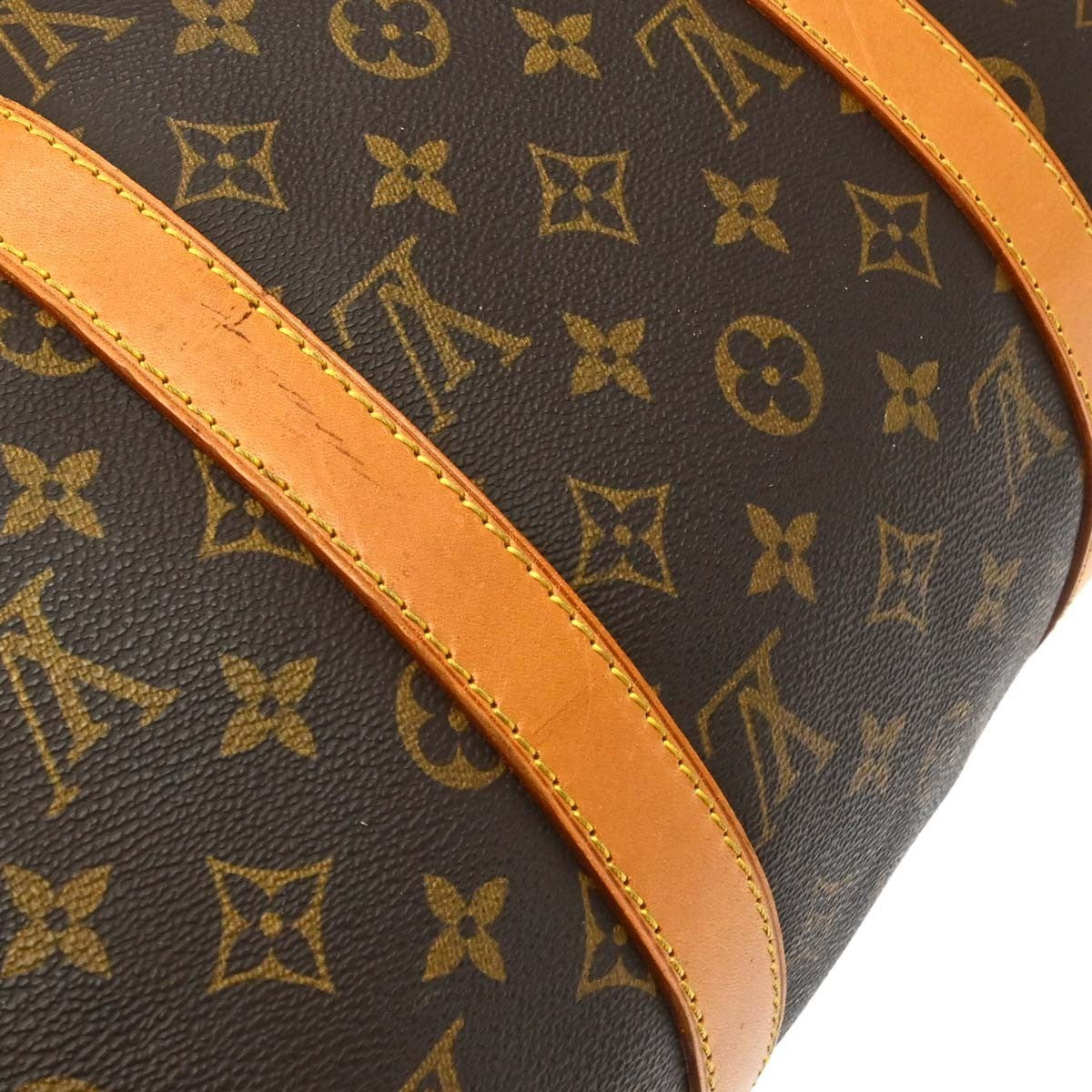 Louis Vuitton Keepall Monogram Canvas Brown Canvas Travel Bag Bag (Pre-Owned)