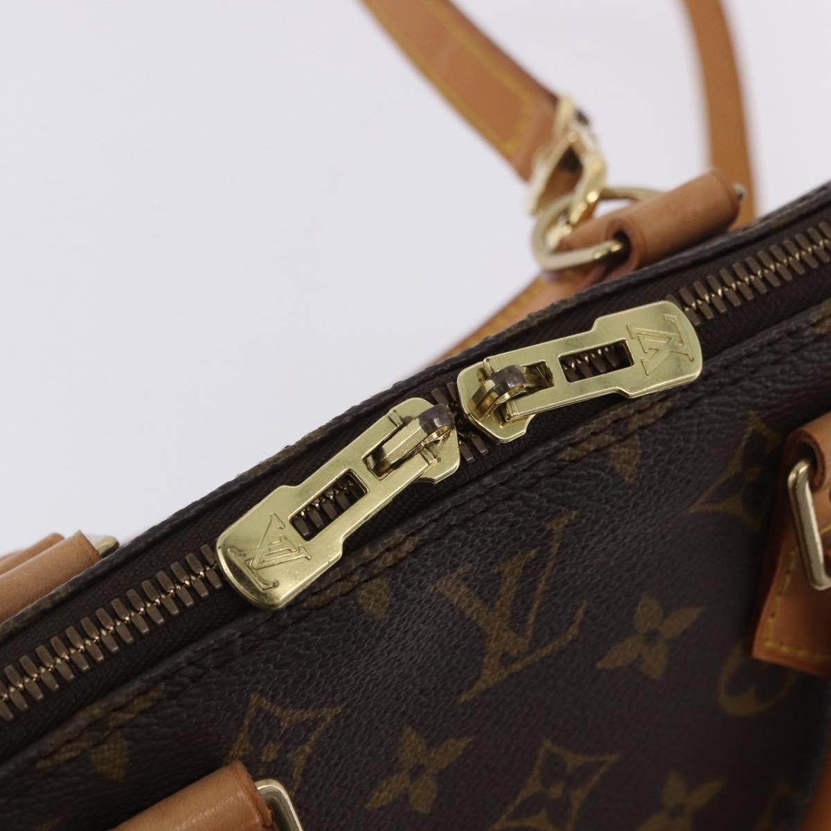 Louis Vuitton Alma Monogram Canvas Brown Canvas Handbag (Pre-Owned)