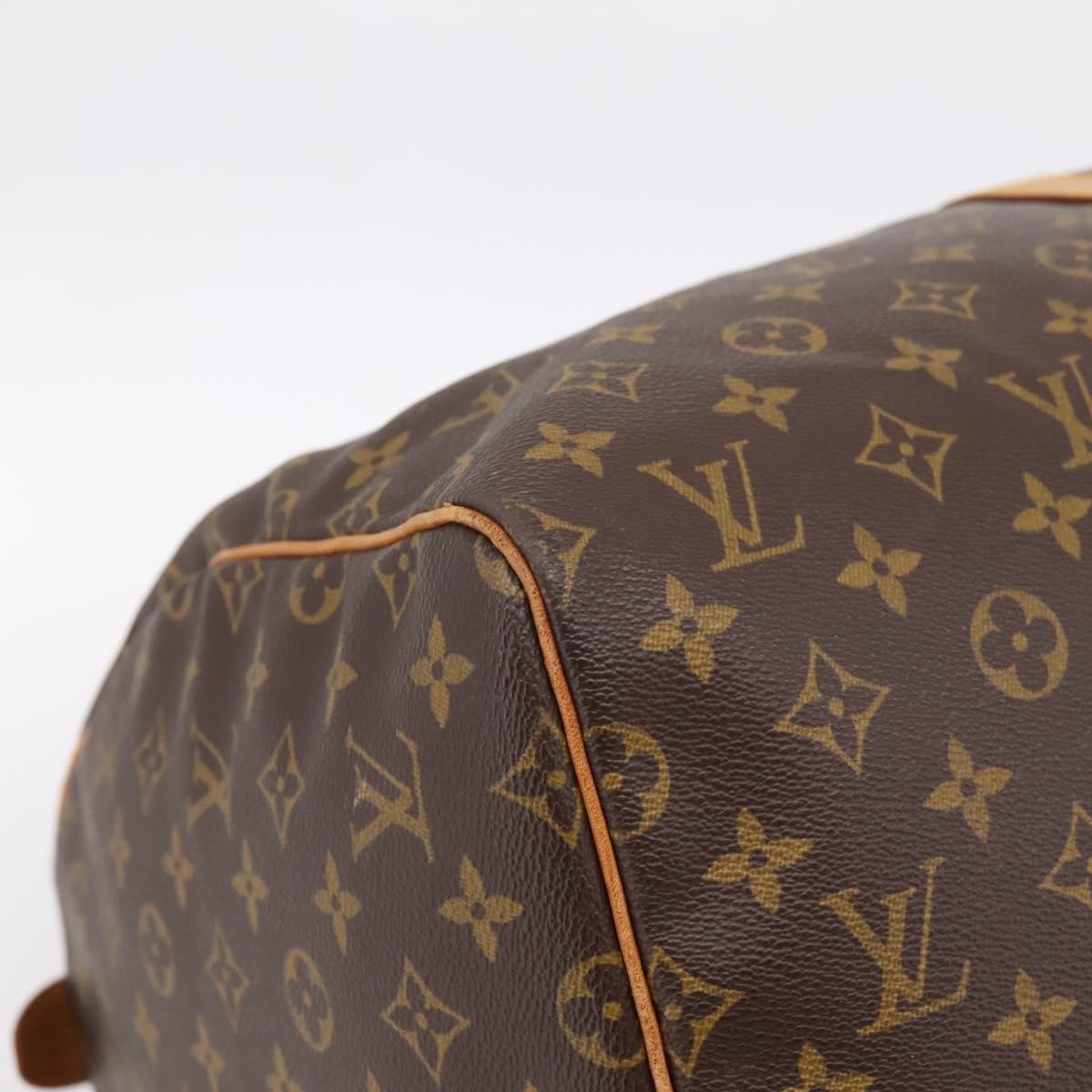 Louis Vuitton Keepall Monogram Canvas Brown Canvas Travel Bag Bag (Pre-Owned)