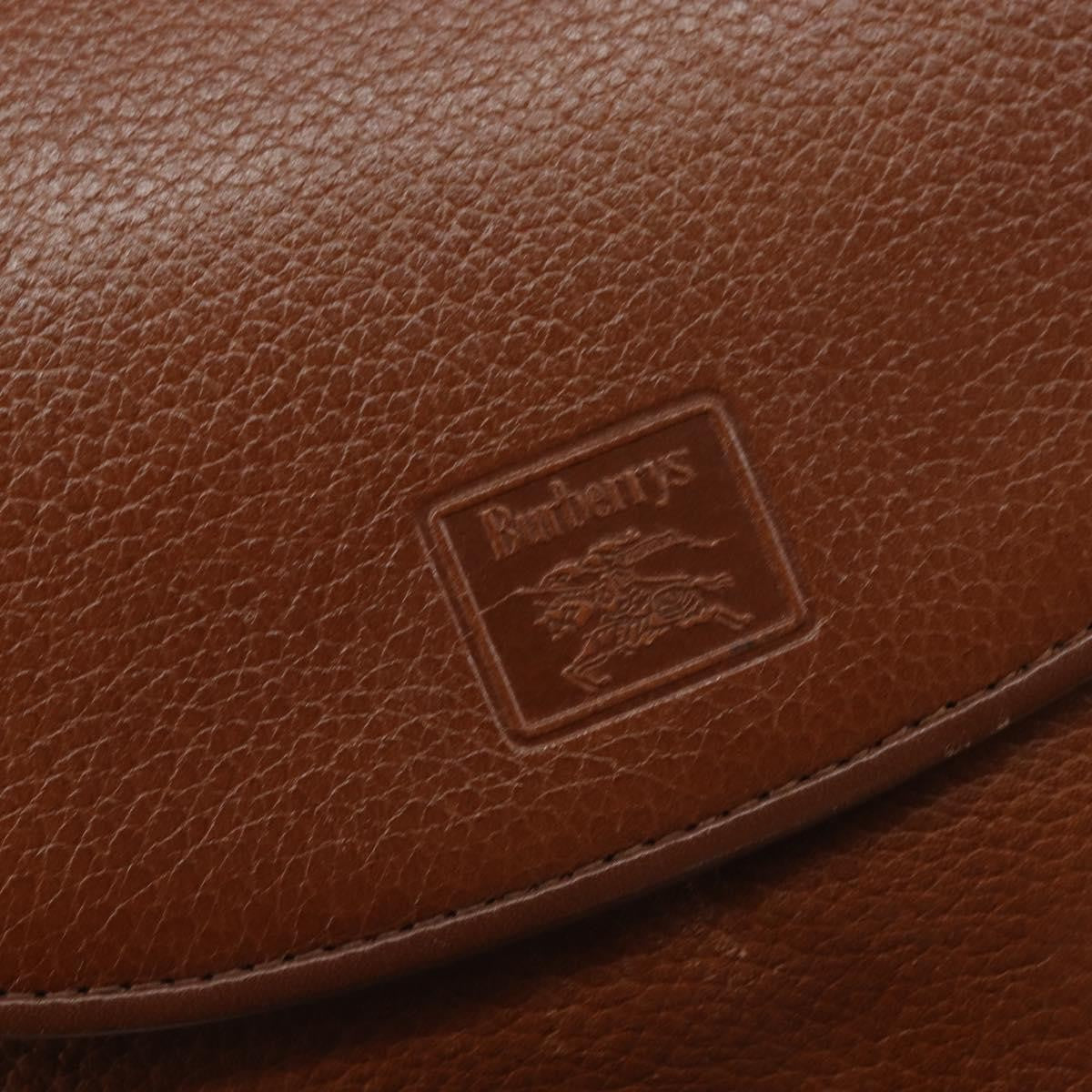 Burberry Vintage Leather Brown Leather Shoulder Bag Bag (Pre-Owned)
