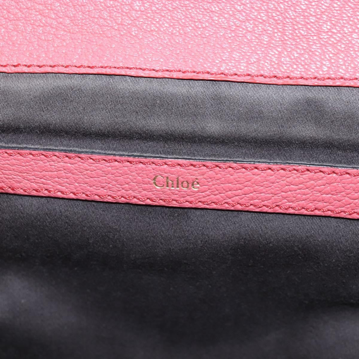 Chloe Bridget Convertible Satchel Leather Pink Leather Handbag (Pre-Owned)